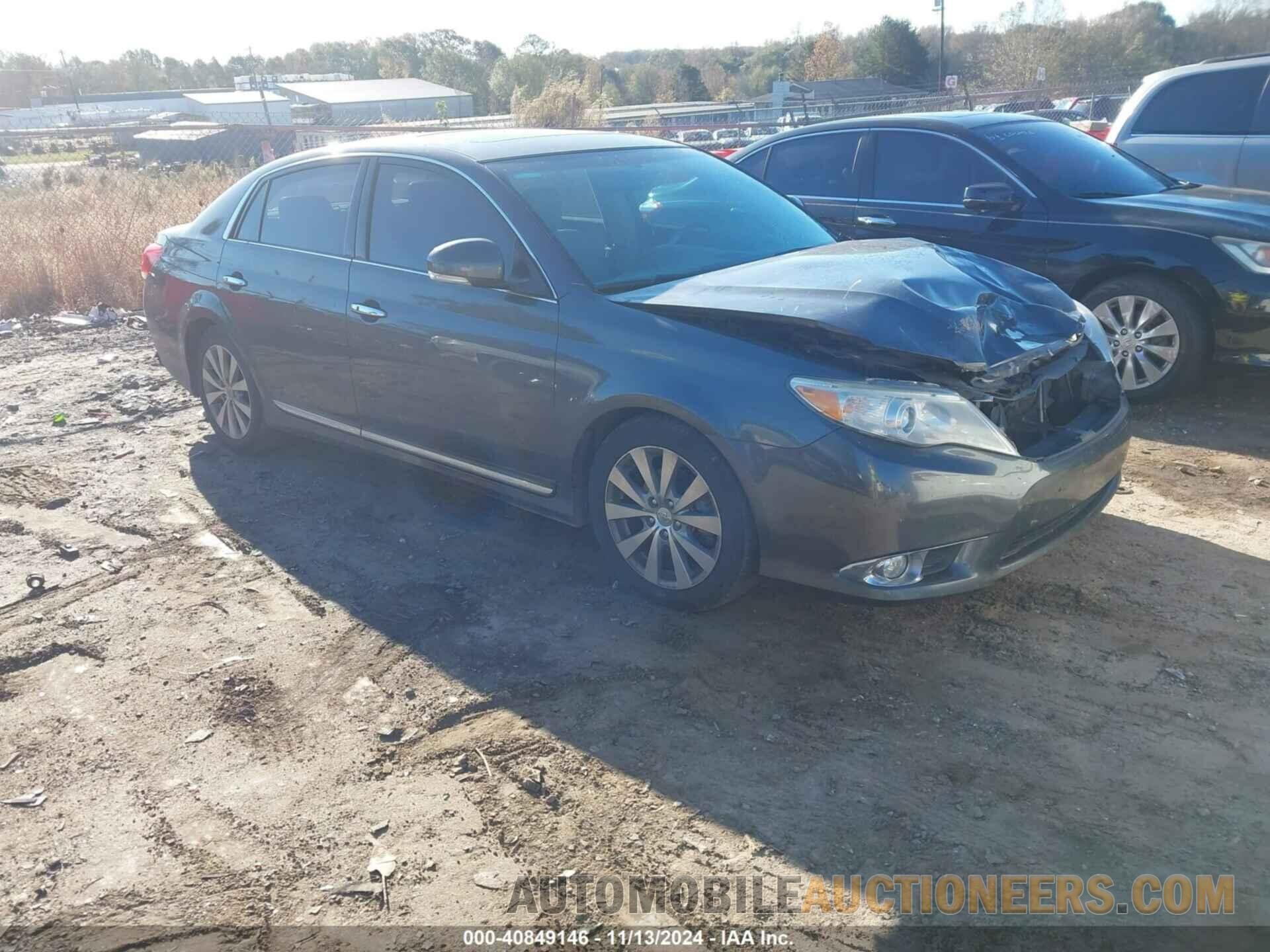 4T1BK3DB9BU398560 TOYOTA AVALON 2011