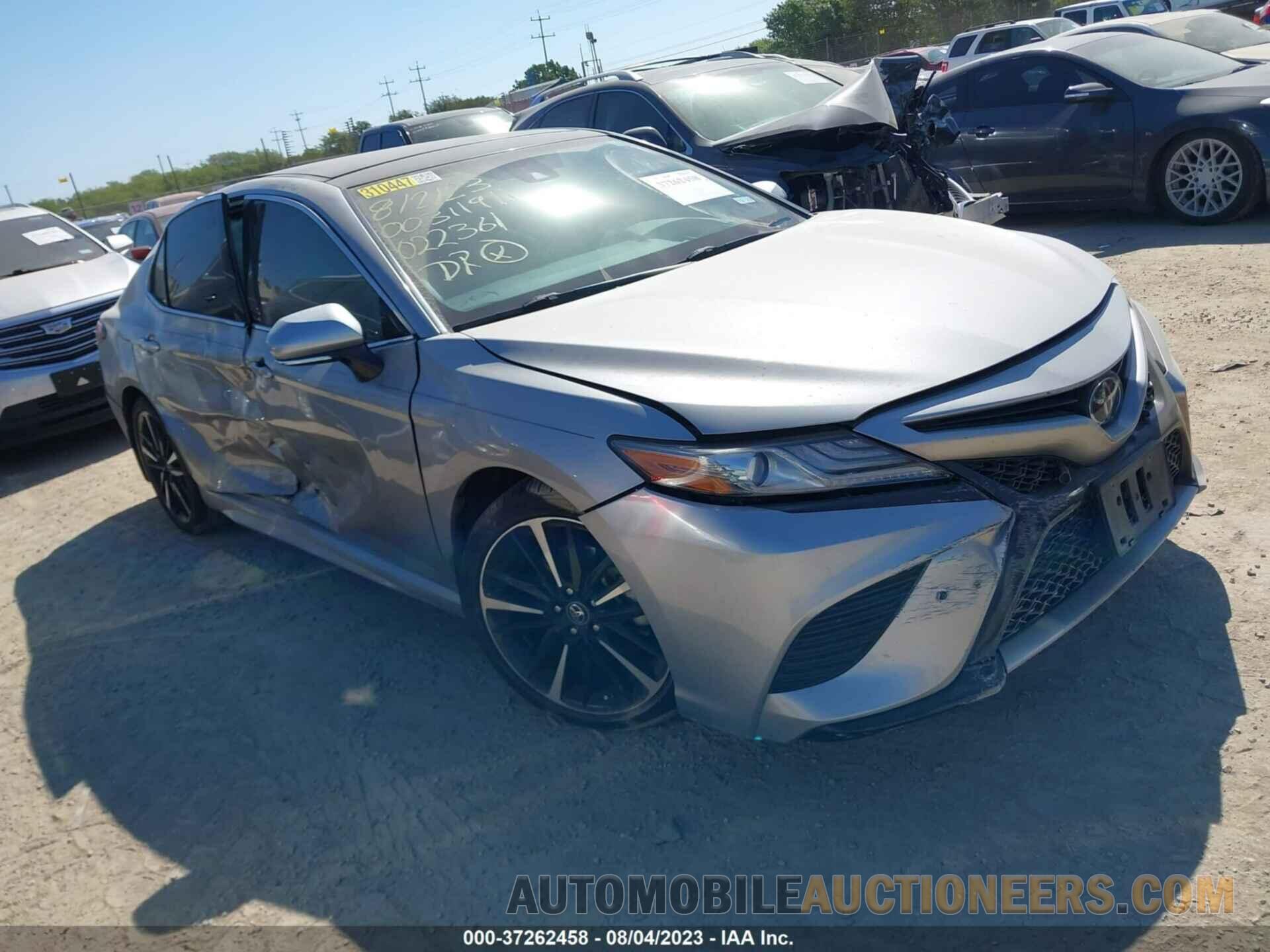 4T1BZ1HK6KU022361 TOYOTA CAMRY 2019