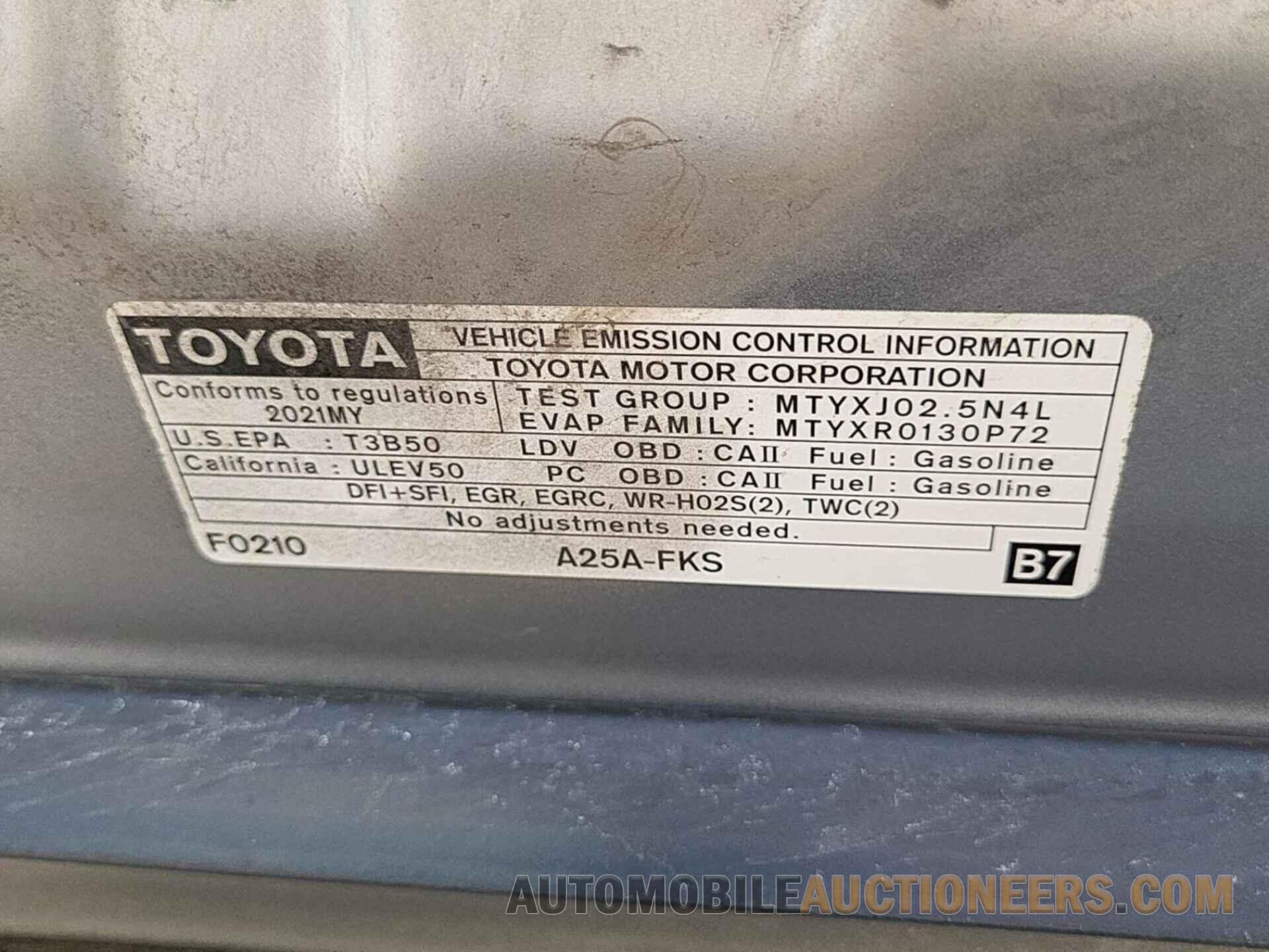 4T1C11BK3MU032899 TOYOTA CAMRY 2021