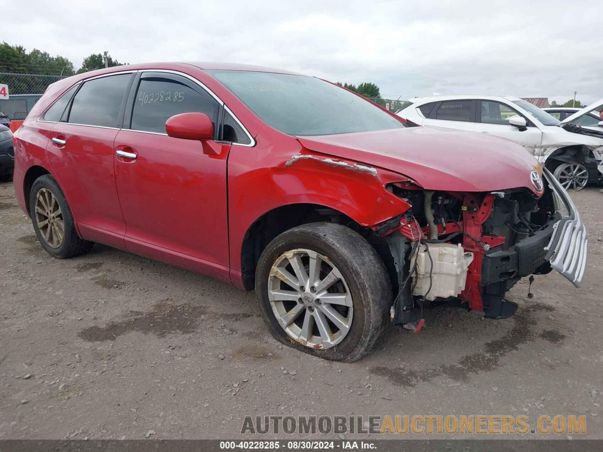 4T3BA3BBXCU030659 TOYOTA VENZA 2012