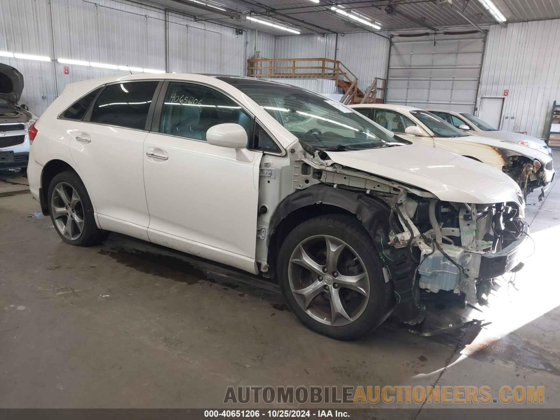 4T3BK3BB0CU069645 TOYOTA VENZA 2012