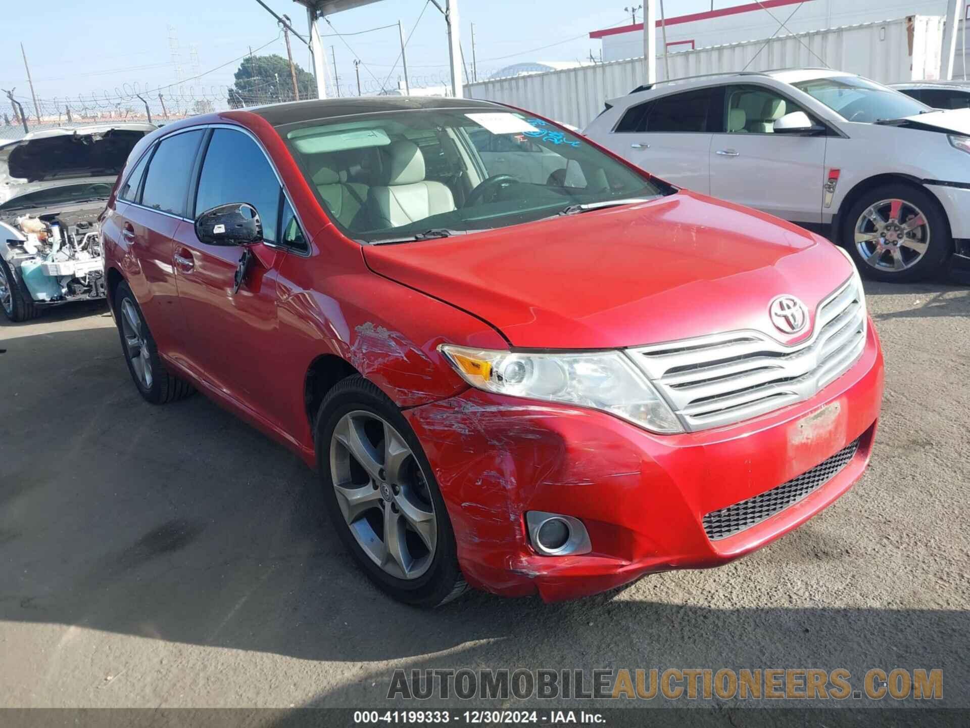 4T3BK3BB0CU072058 TOYOTA VENZA 2012