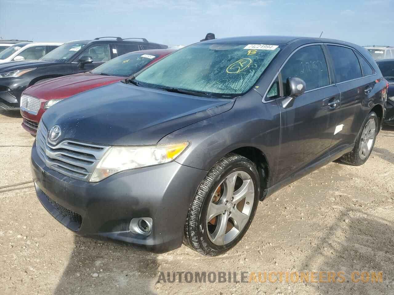 4T3ZK3BB1BU042242 TOYOTA VENZA 2011