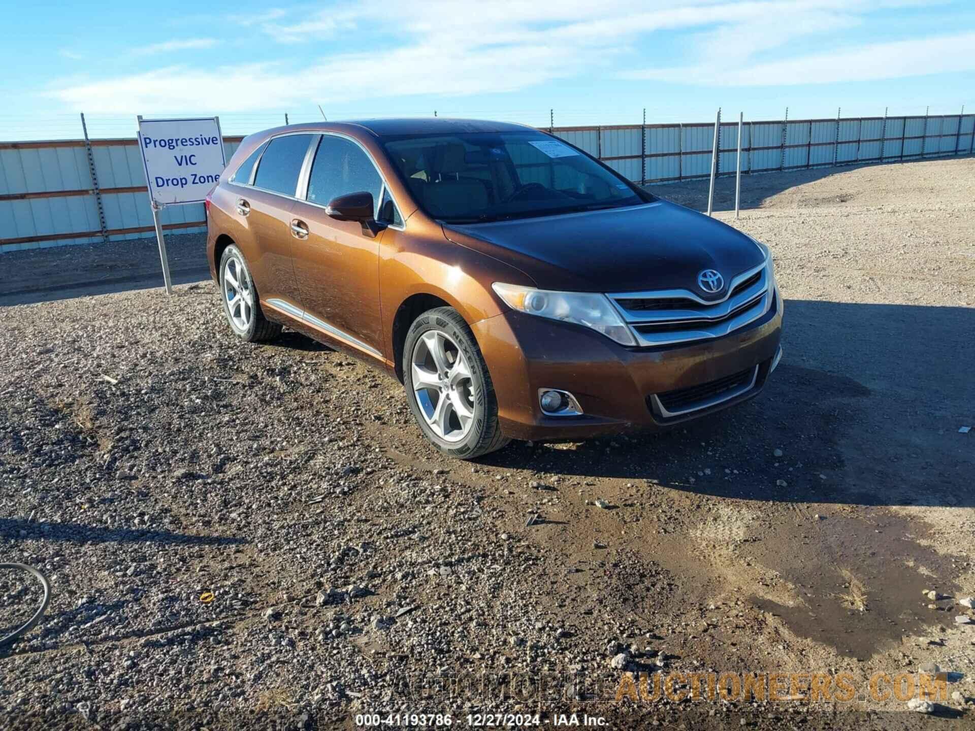 4T3ZK3BB2DU061899 TOYOTA VENZA 2013