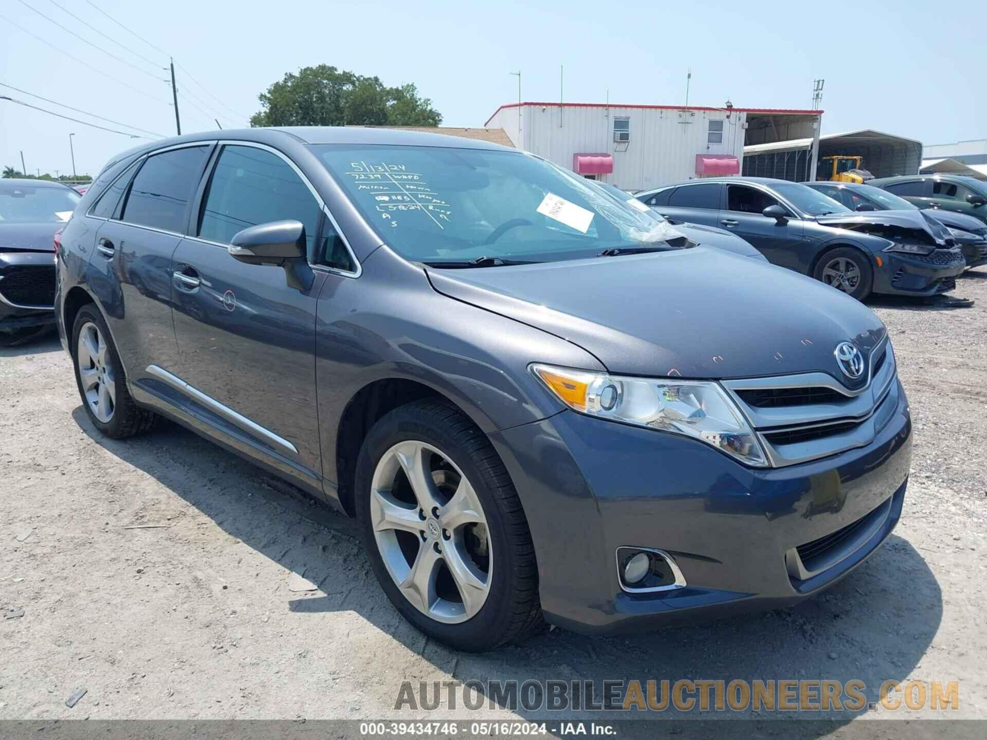 4T3ZK3BB9FU071185 TOYOTA VENZA 2015