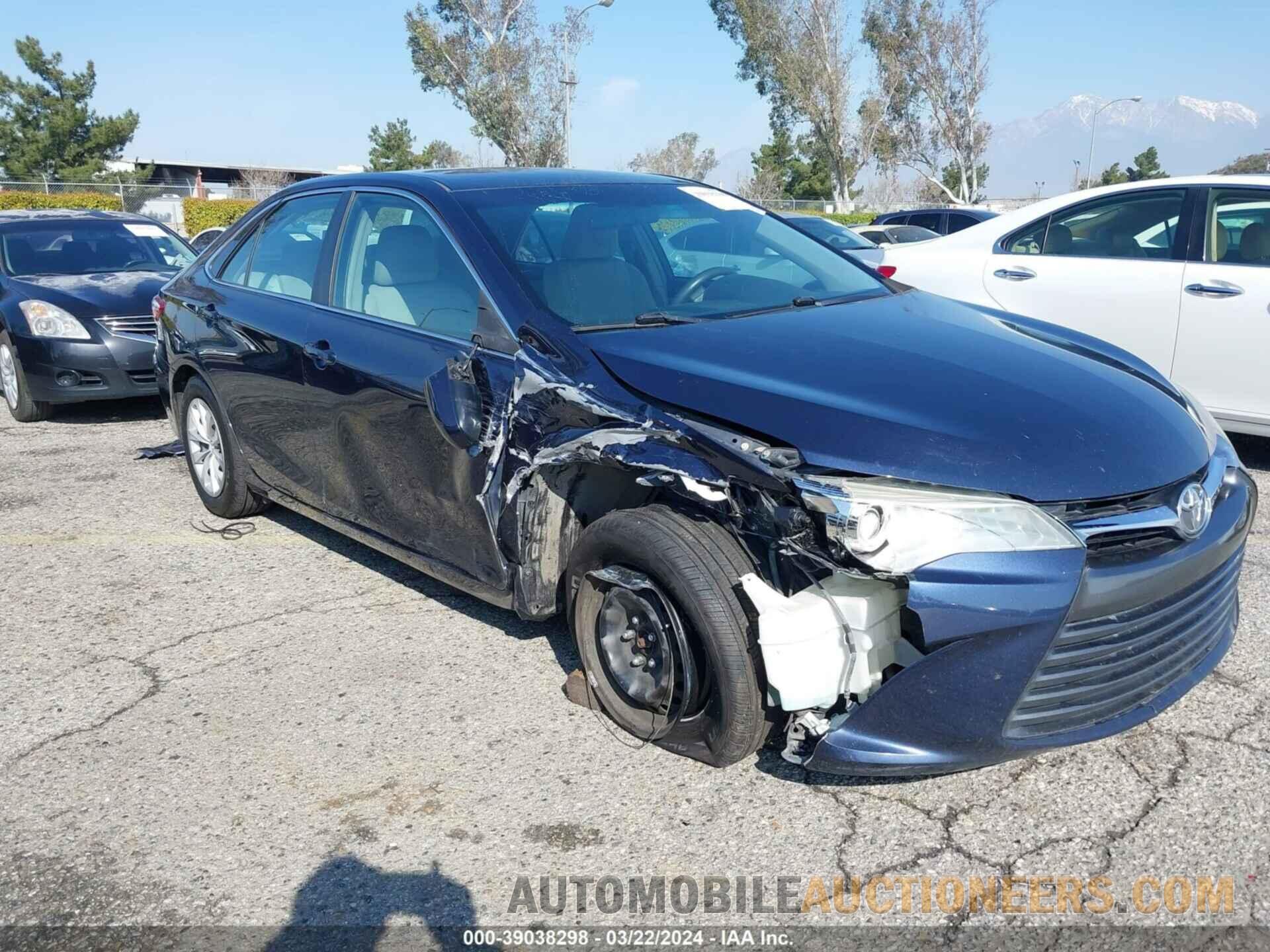 4T4BF1FK0FR455939 TOYOTA CAMRY 2015