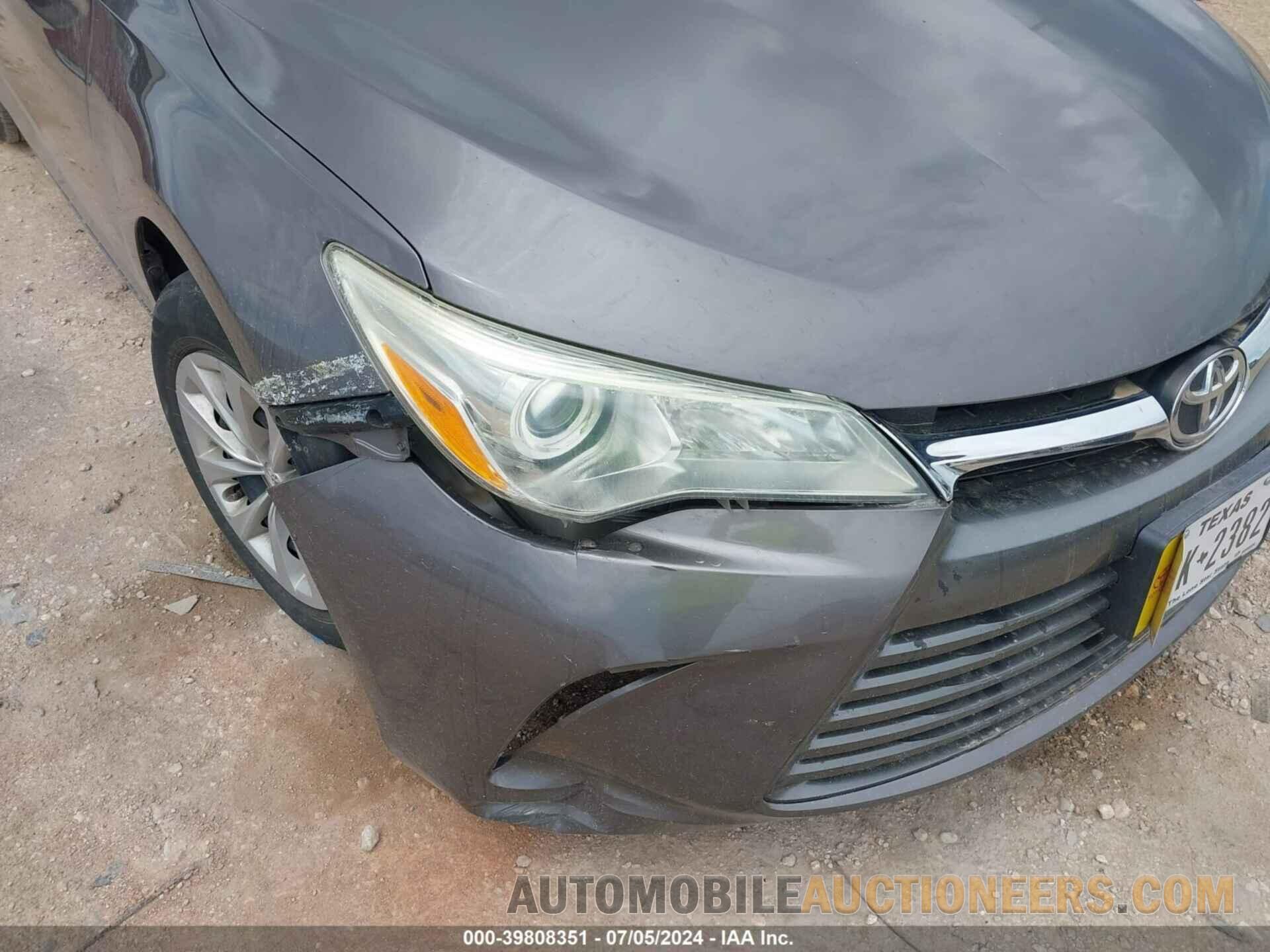 4T4BF1FK0FR459876 TOYOTA CAMRY 2015