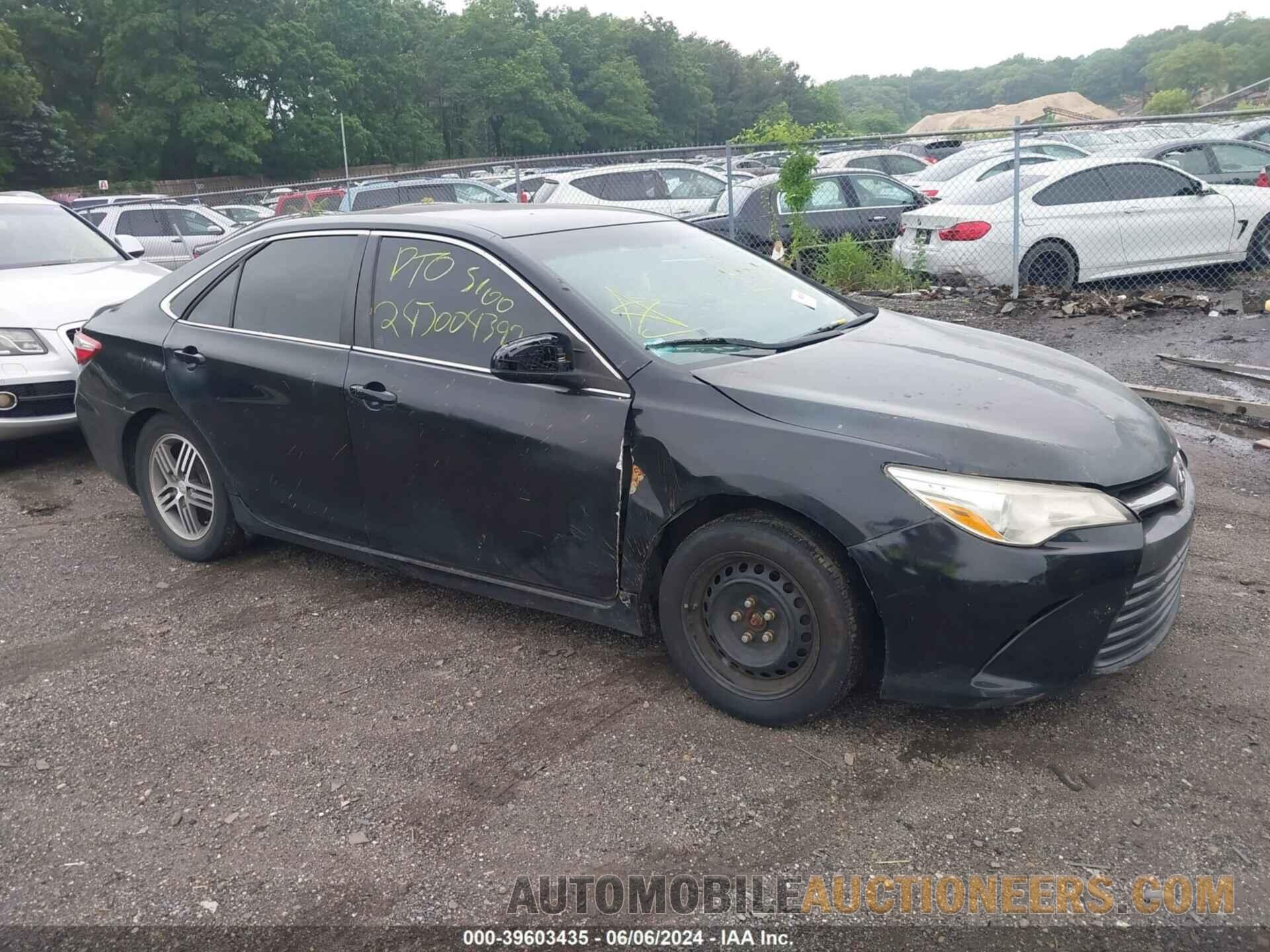 4T4BF1FK0FR482204 TOYOTA CAMRY 2015