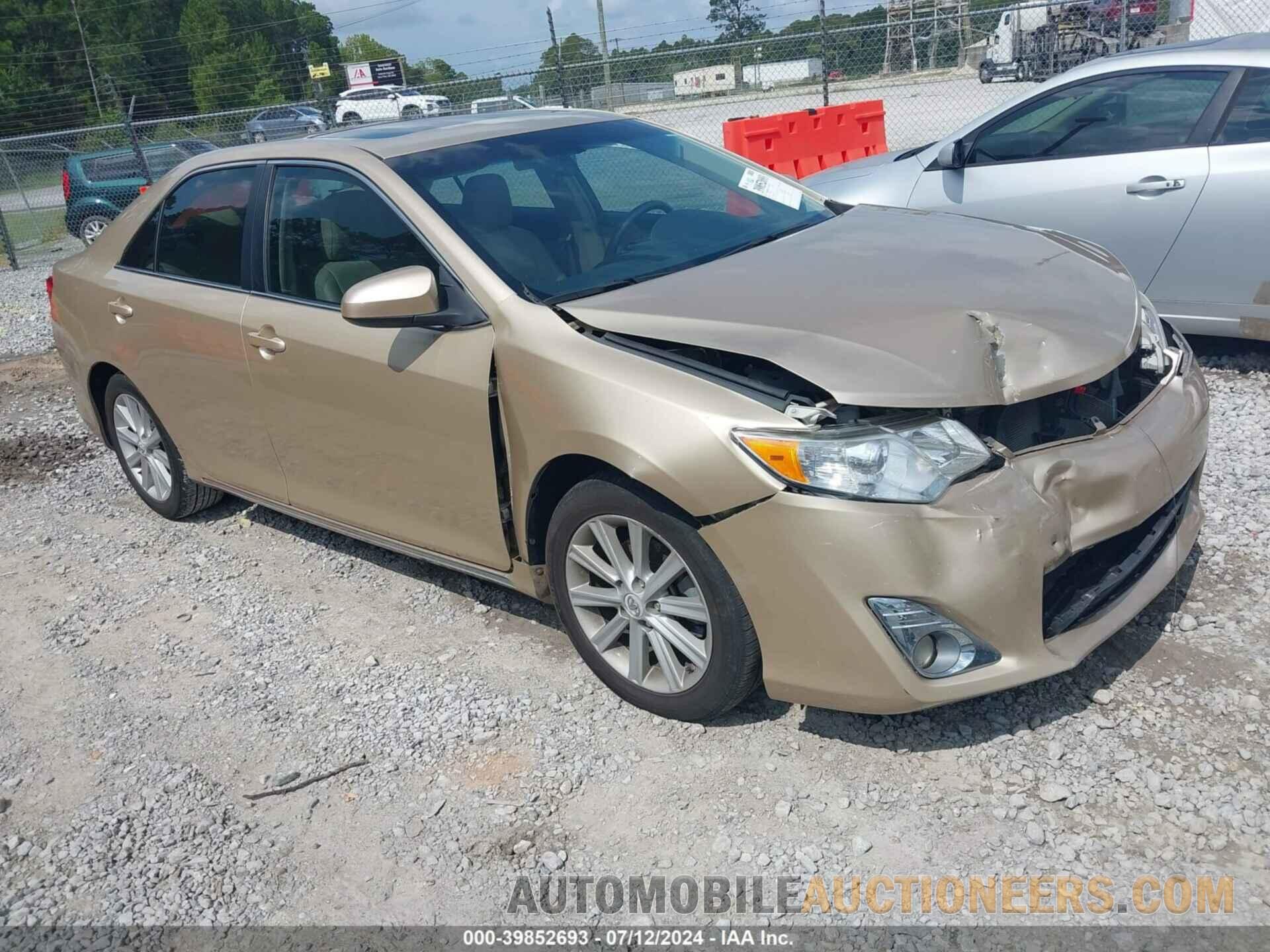 4T4BF1FK2CR207252 TOYOTA CAMRY 2012