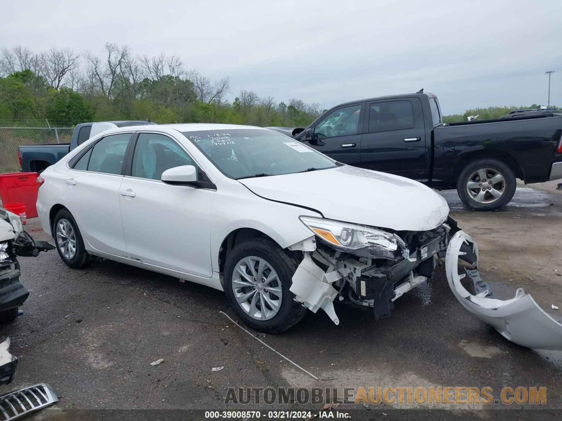 4T4BF1FK4FR449318 TOYOTA CAMRY 2015