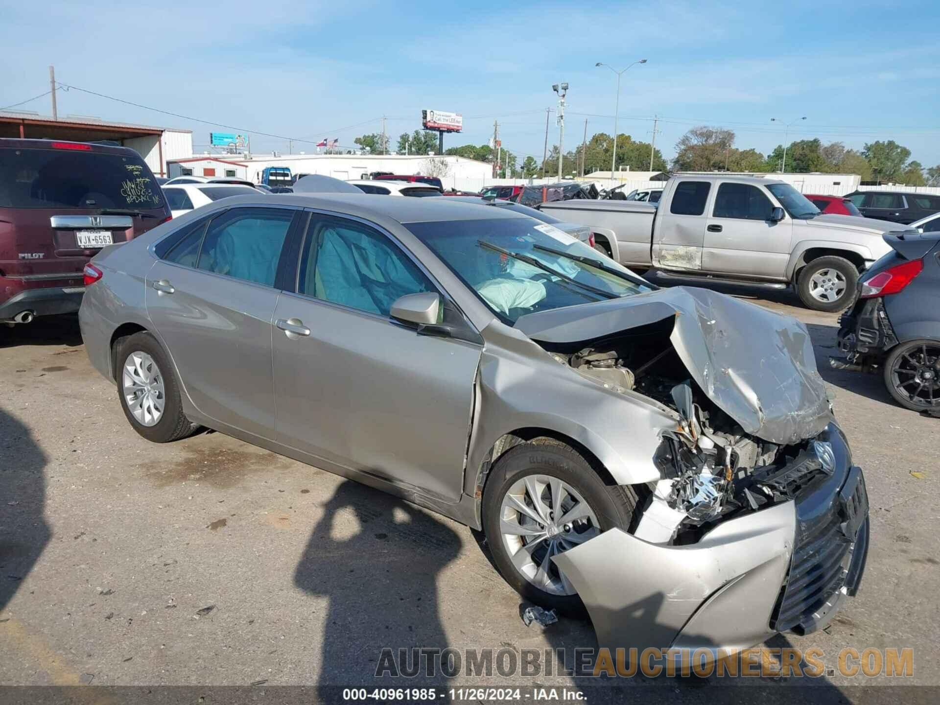 4T4BF1FK4GR535598 TOYOTA CAMRY 2016