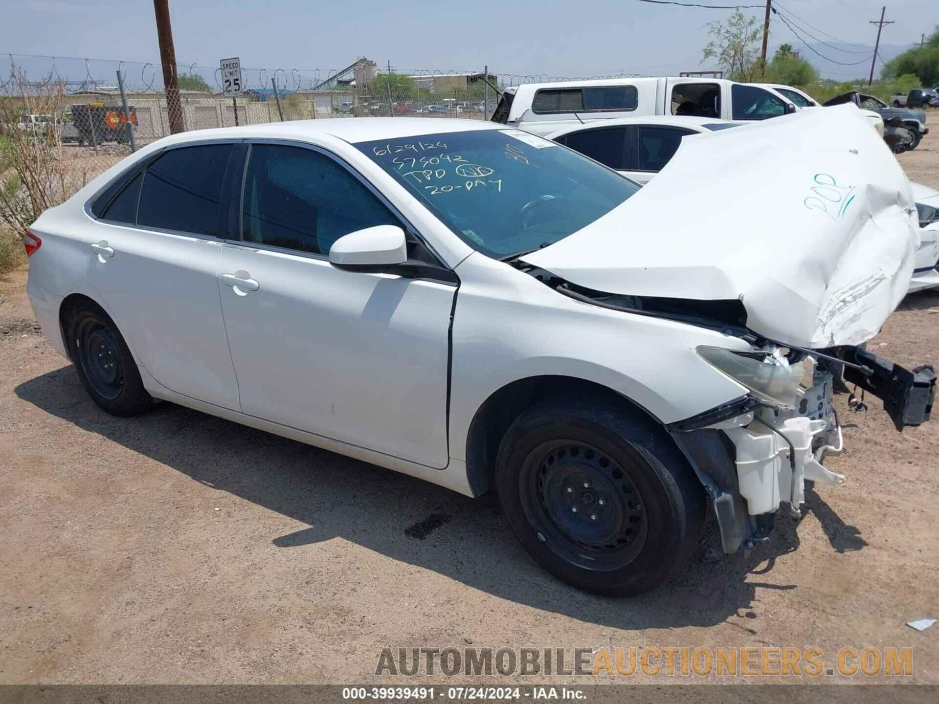 4T4BF1FK5FR493070 TOYOTA CAMRY 2015