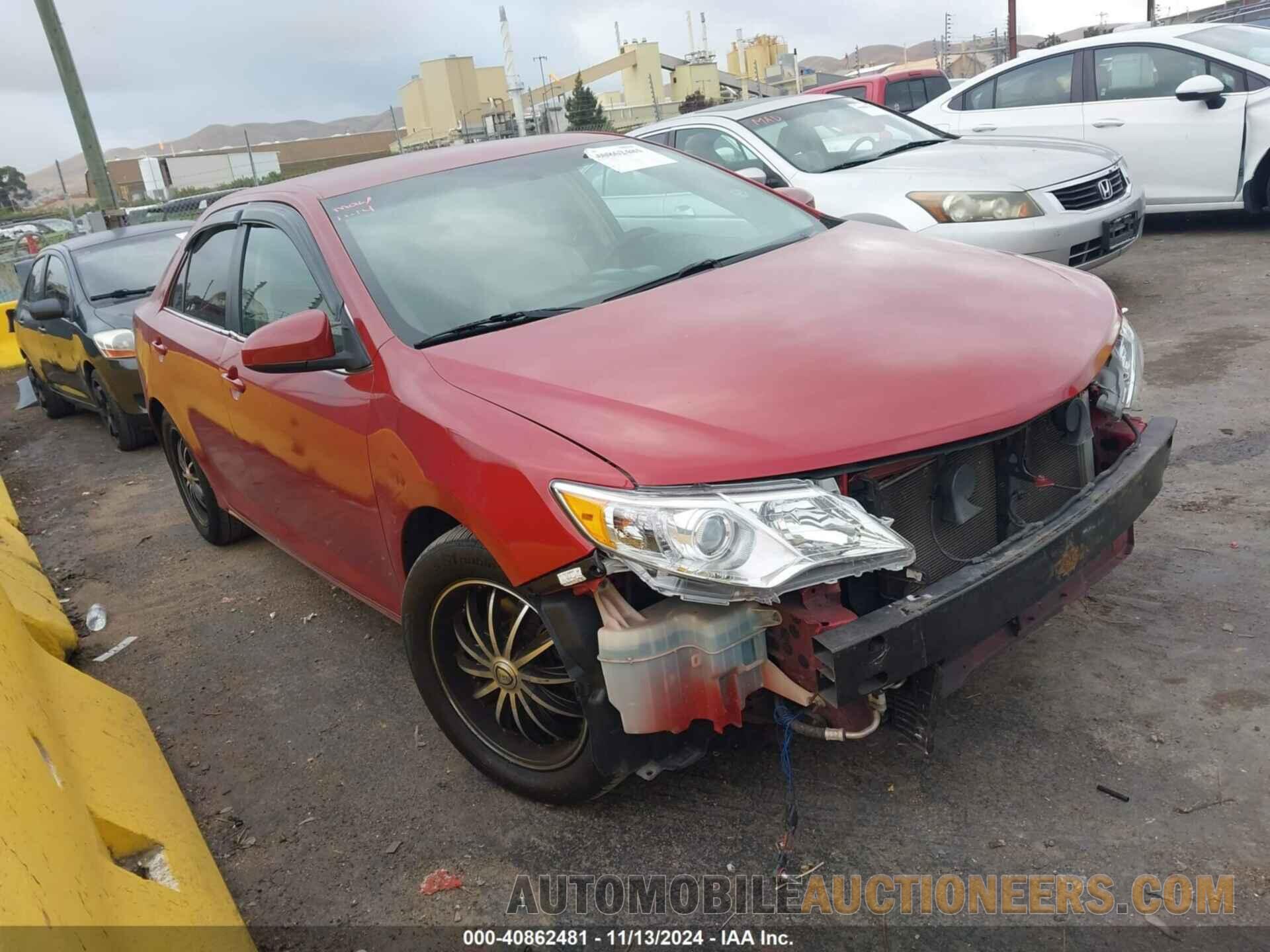 4T4BF1FK6CR162364 TOYOTA CAMRY 2012