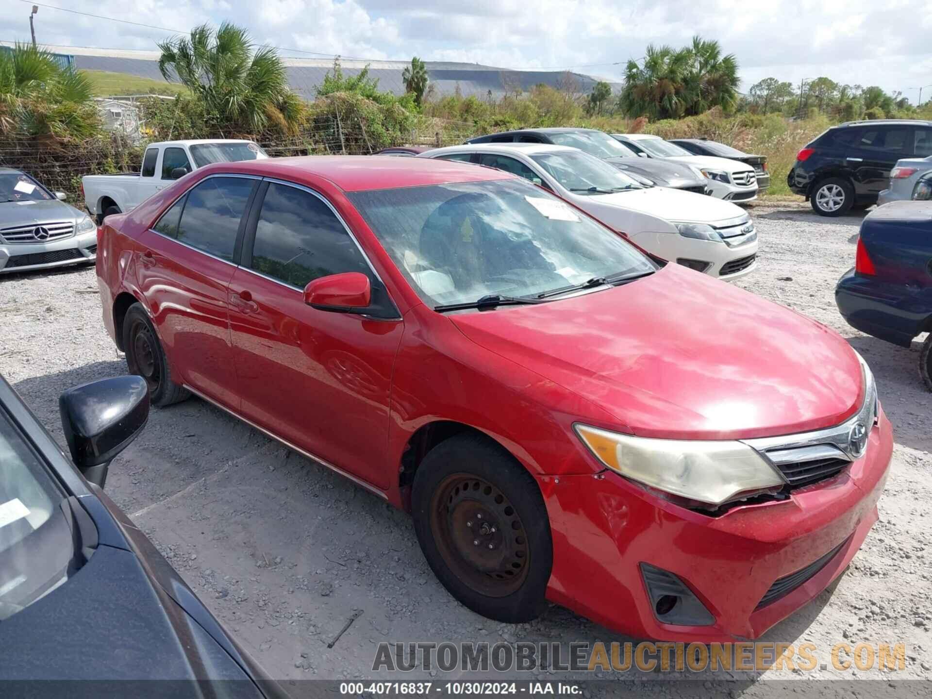 4T4BF1FK6CR182064 TOYOTA CAMRY 2012