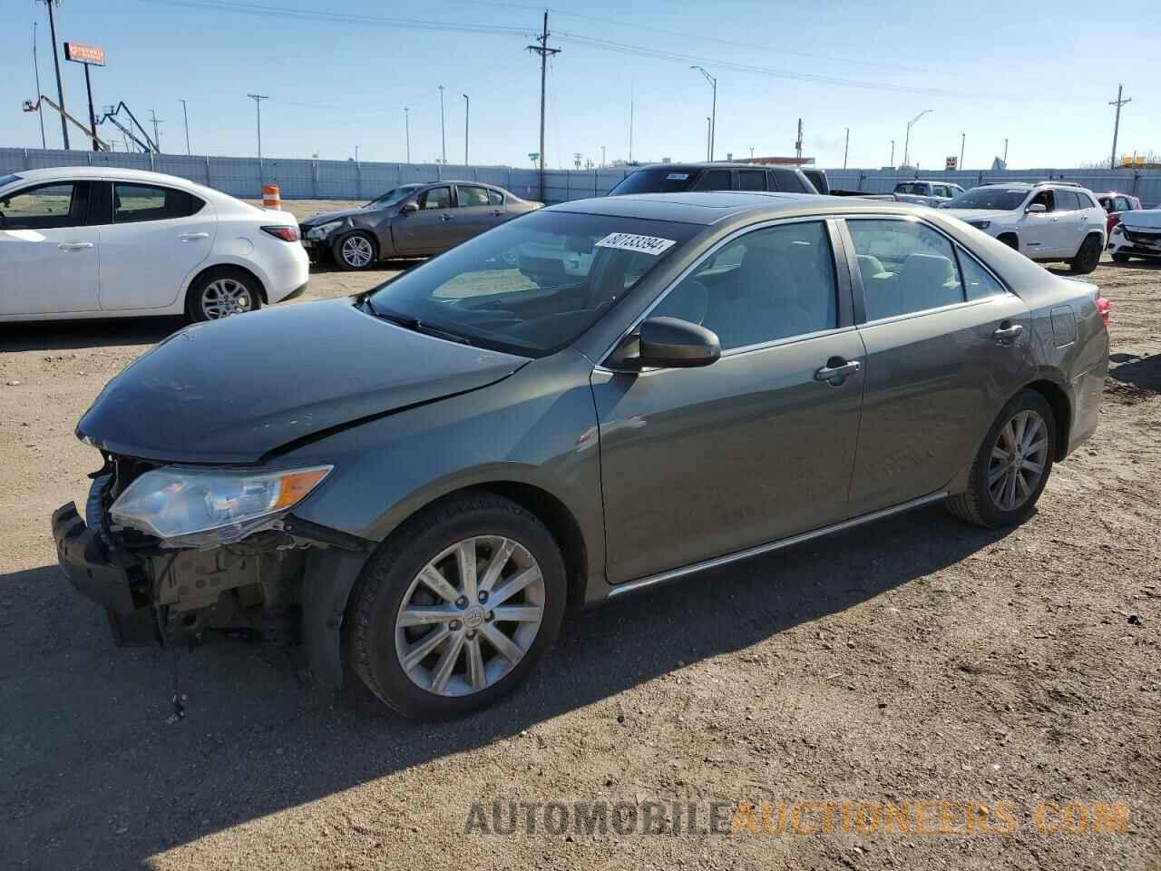 4T4BF1FK7CR232406 TOYOTA CAMRY 2012