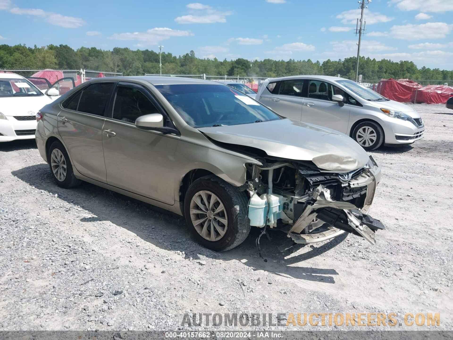 4T4BF1FKXGR563549 TOYOTA CAMRY 2016