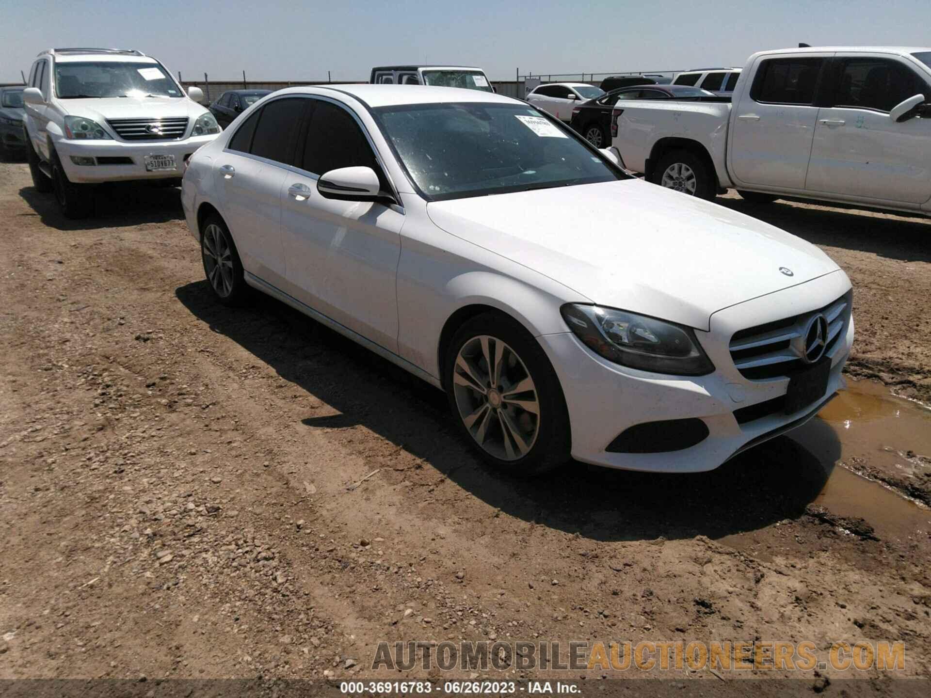 55SWF4HB1GU165541 MERCEDES-BENZ C-CLASS 2016