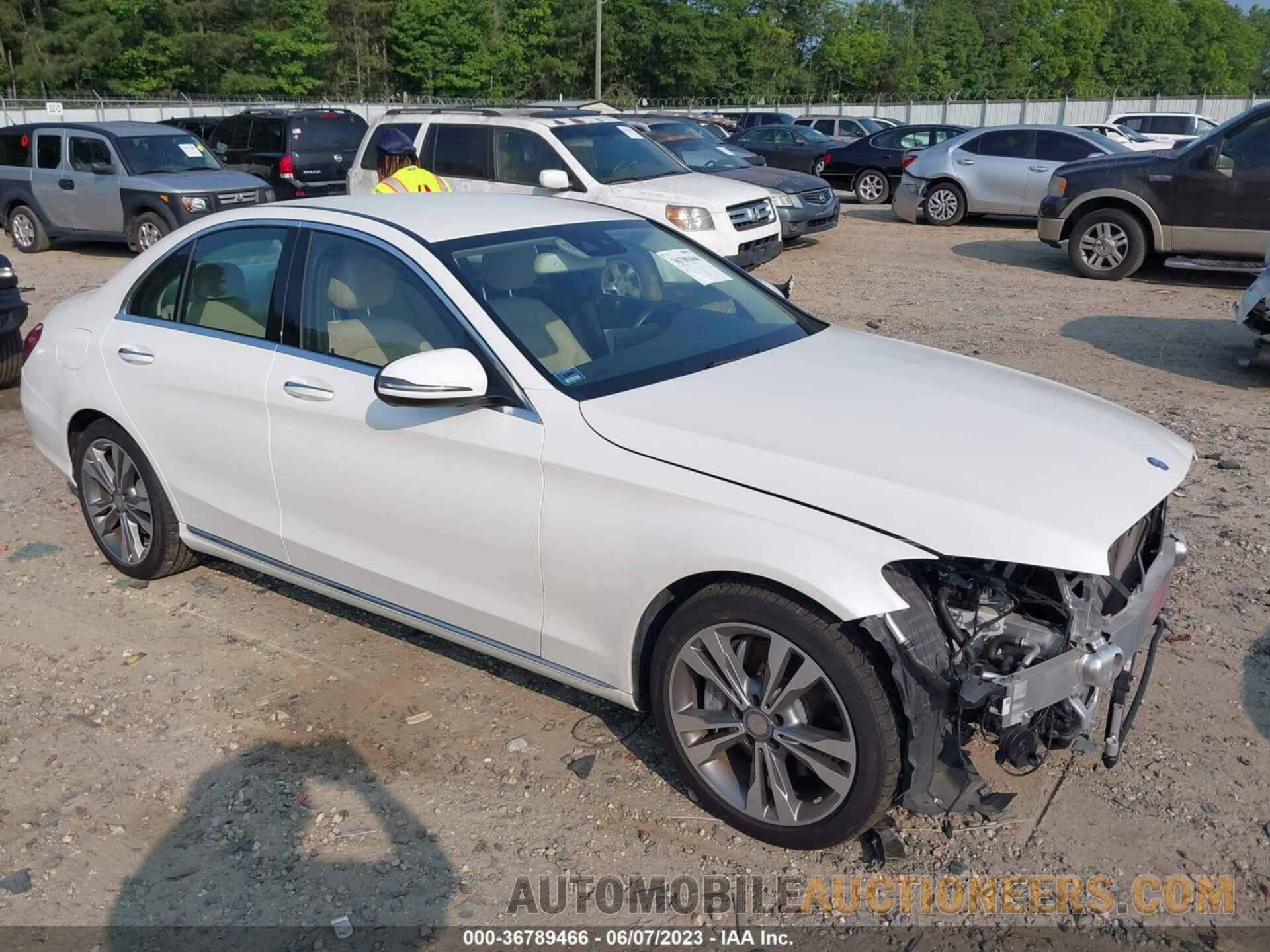 55SWF4HB8GU157405 MERCEDES-BENZ C-CLASS 2016