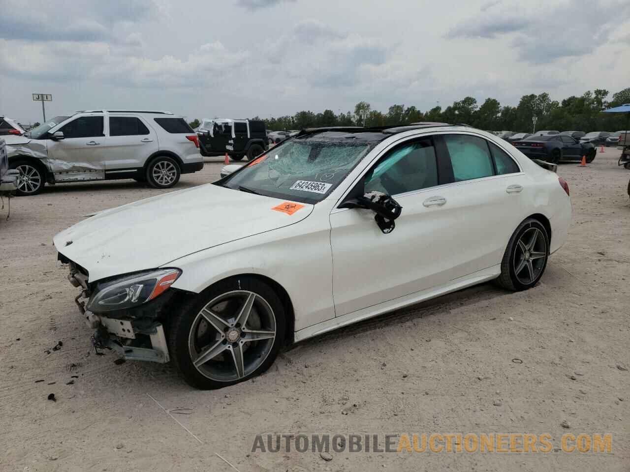 55SWF4JB0FU077265 MERCEDES-BENZ C-CLASS 2015