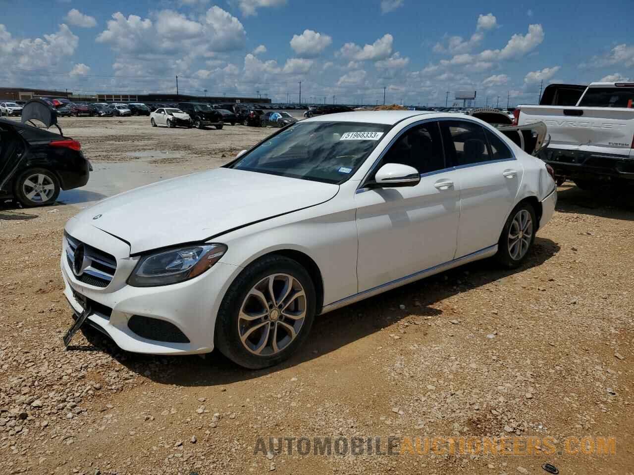 55SWF4JB0GU107852 MERCEDES-BENZ C-CLASS 2016