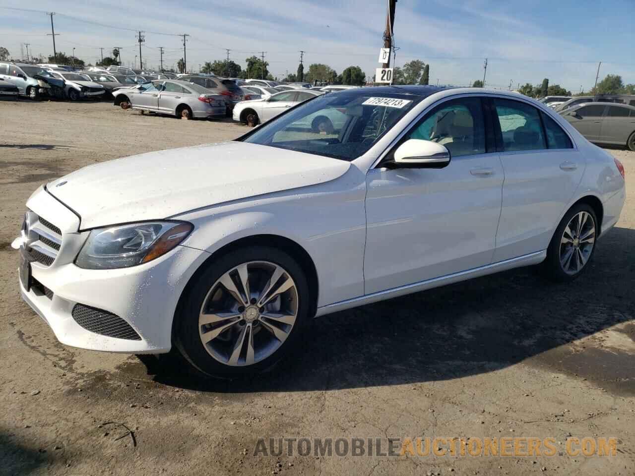 55SWF4JB0GU116647 MERCEDES-BENZ C-CLASS 2016