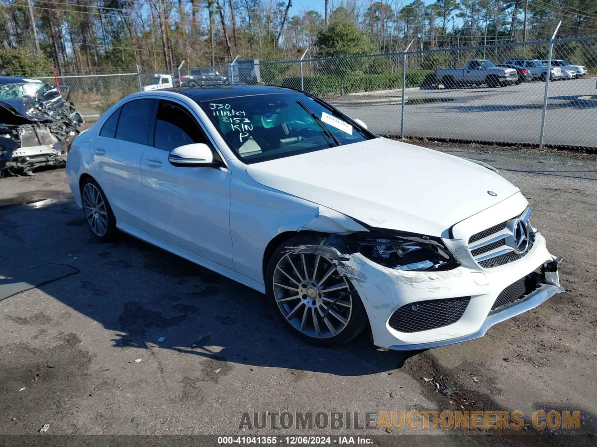 55SWF4JB0GU132153 MERCEDES-BENZ C-CLASS 2016