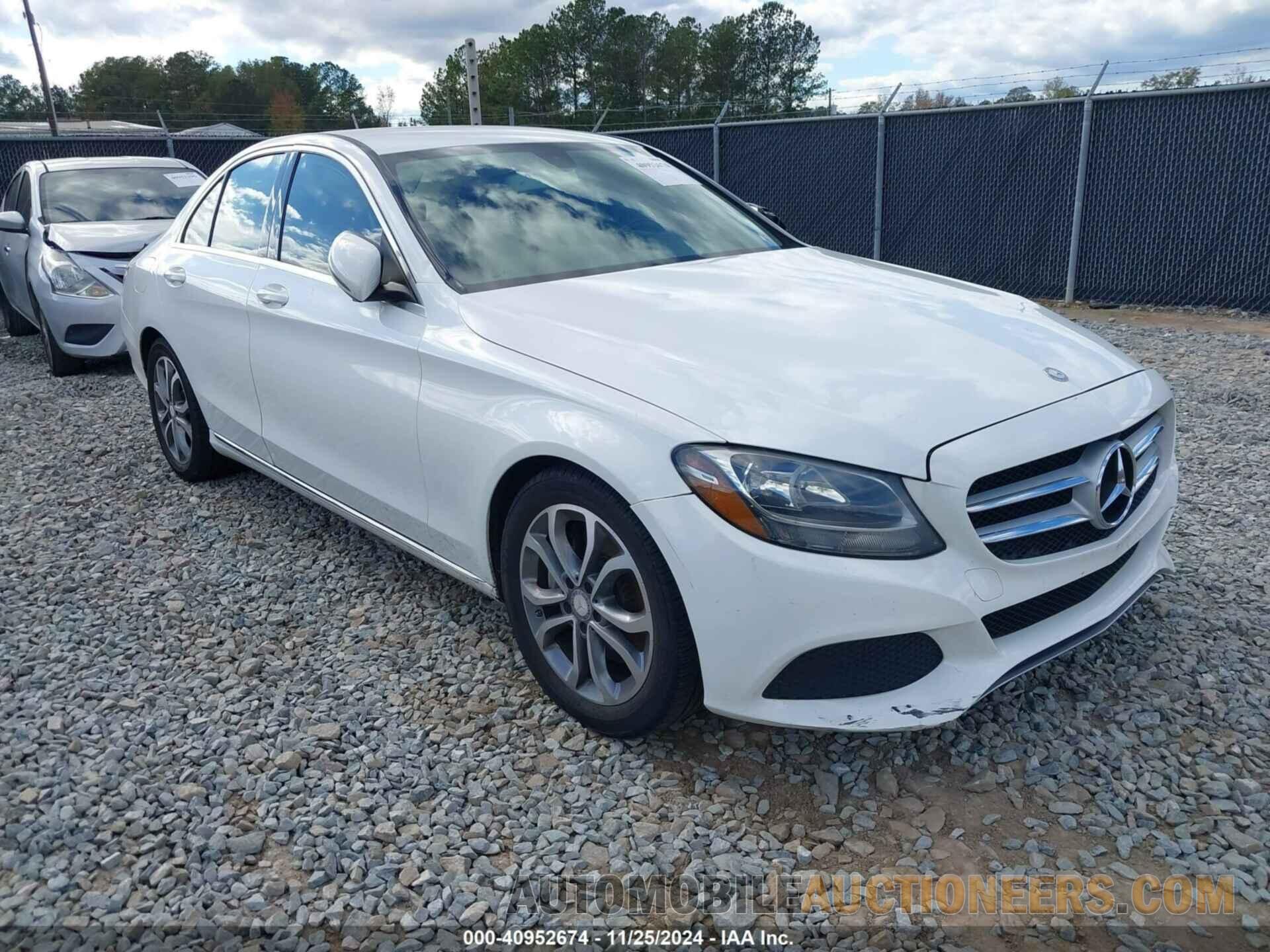 55SWF4JB0GU163743 MERCEDES-BENZ C-CLASS 2016