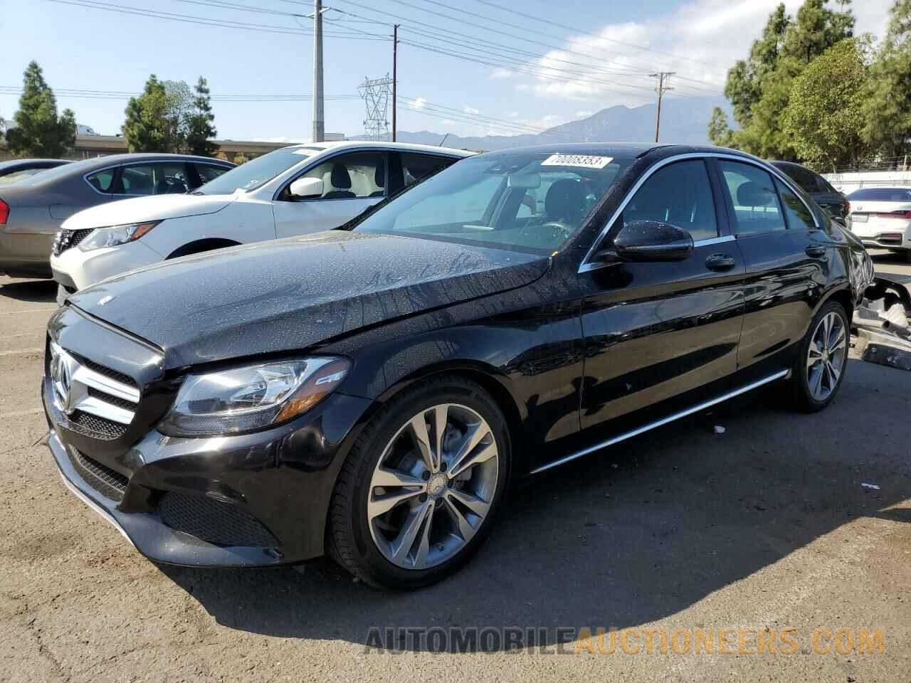 55SWF4JB0HU189616 MERCEDES-BENZ C-CLASS 2017