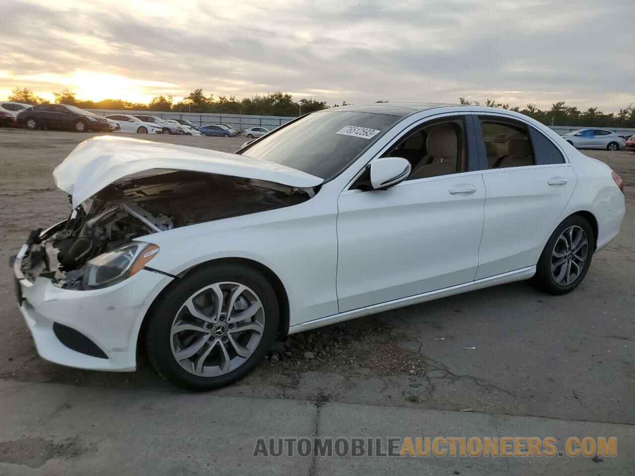 55SWF4JB0HU227636 MERCEDES-BENZ C-CLASS 2017