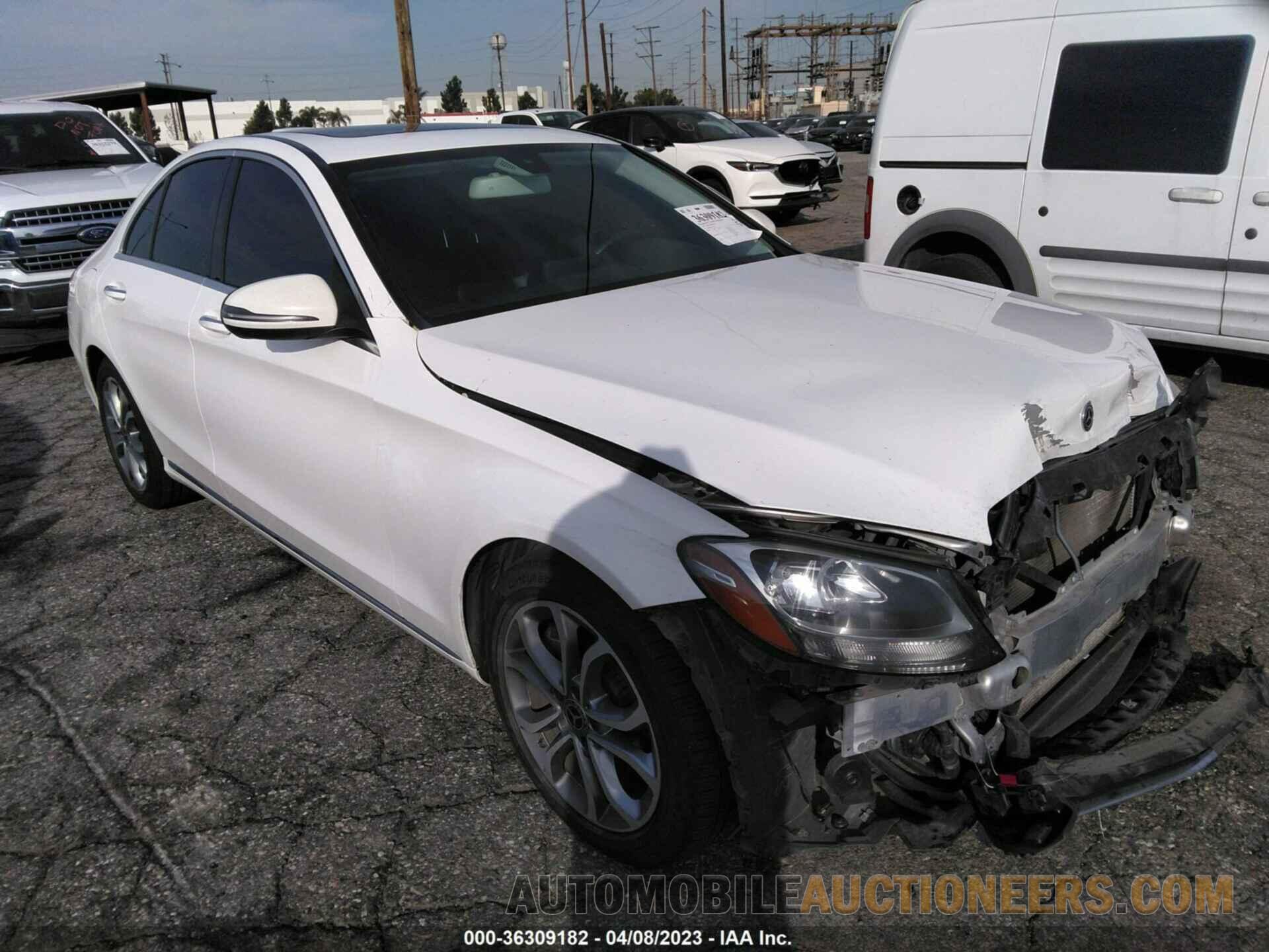 55SWF4JB0JU267916 MERCEDES-BENZ C-CLASS 2018