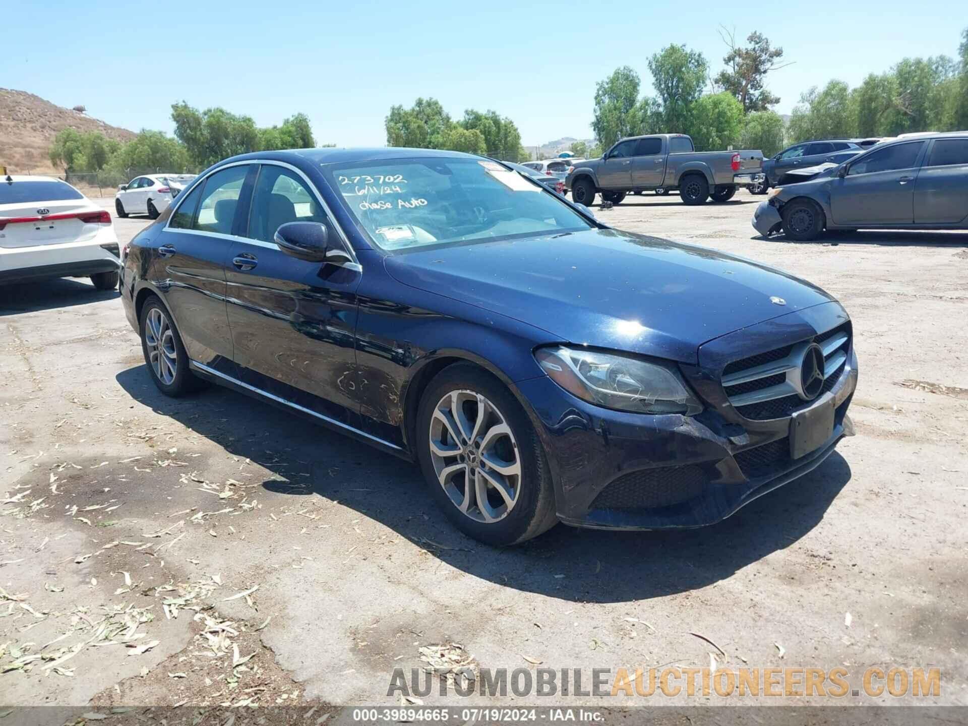 55SWF4JB0JU273702 MERCEDES-BENZ C 2018