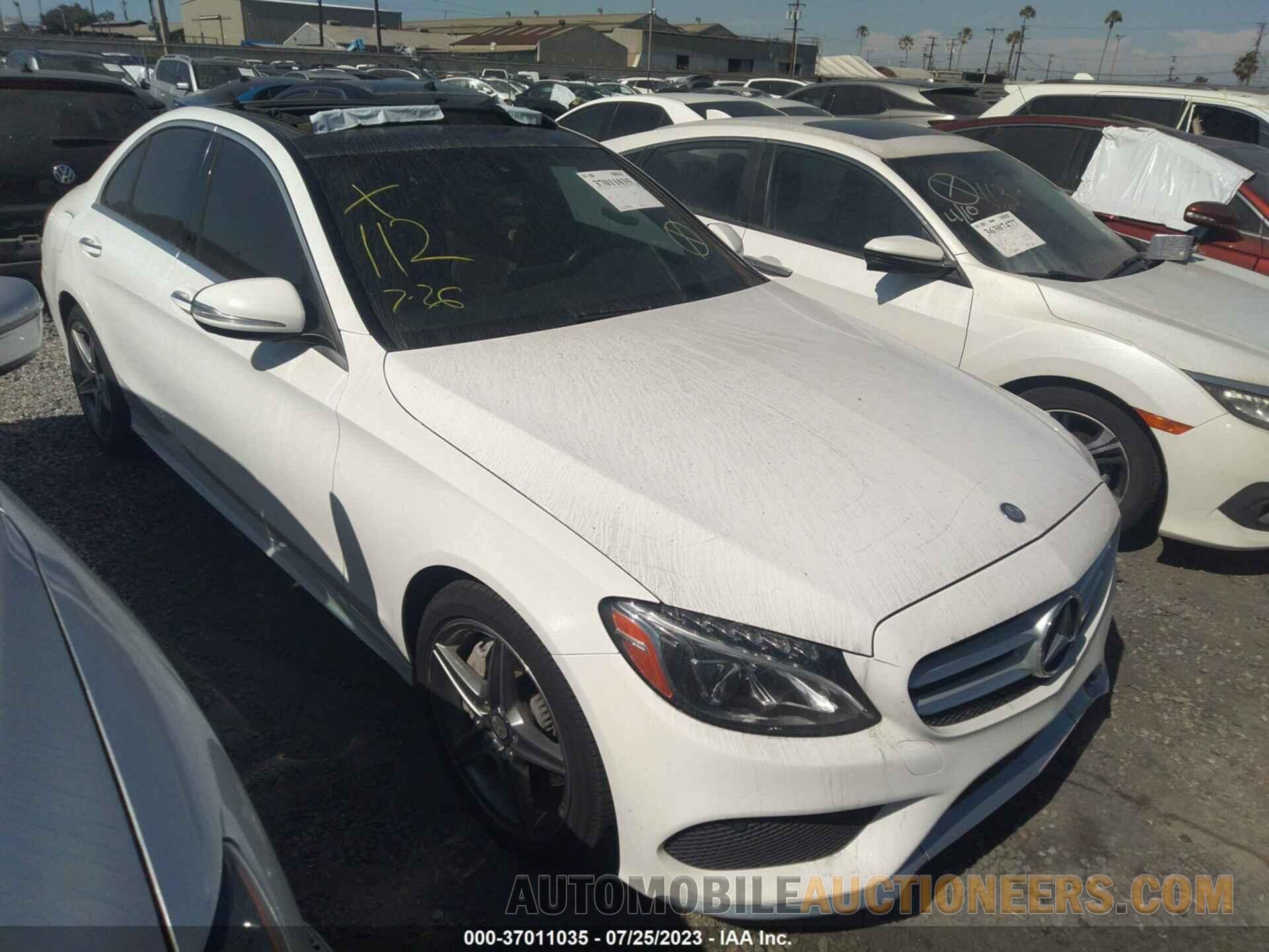 55SWF4JB1FU043884 MERCEDES-BENZ C-CLASS 2015