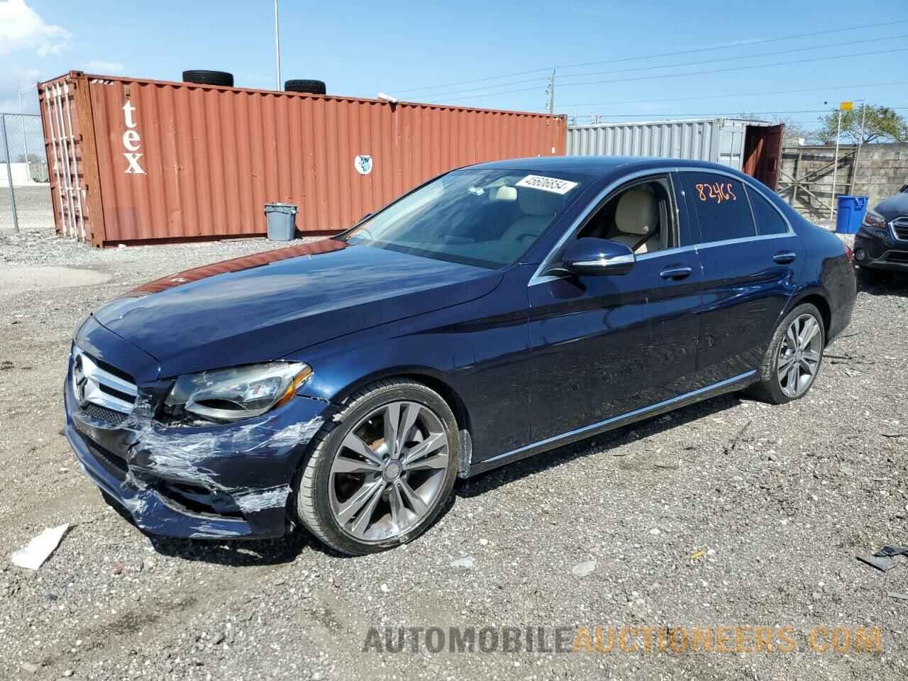 55SWF4JB1FU062838 MERCEDES-BENZ C-CLASS 2015