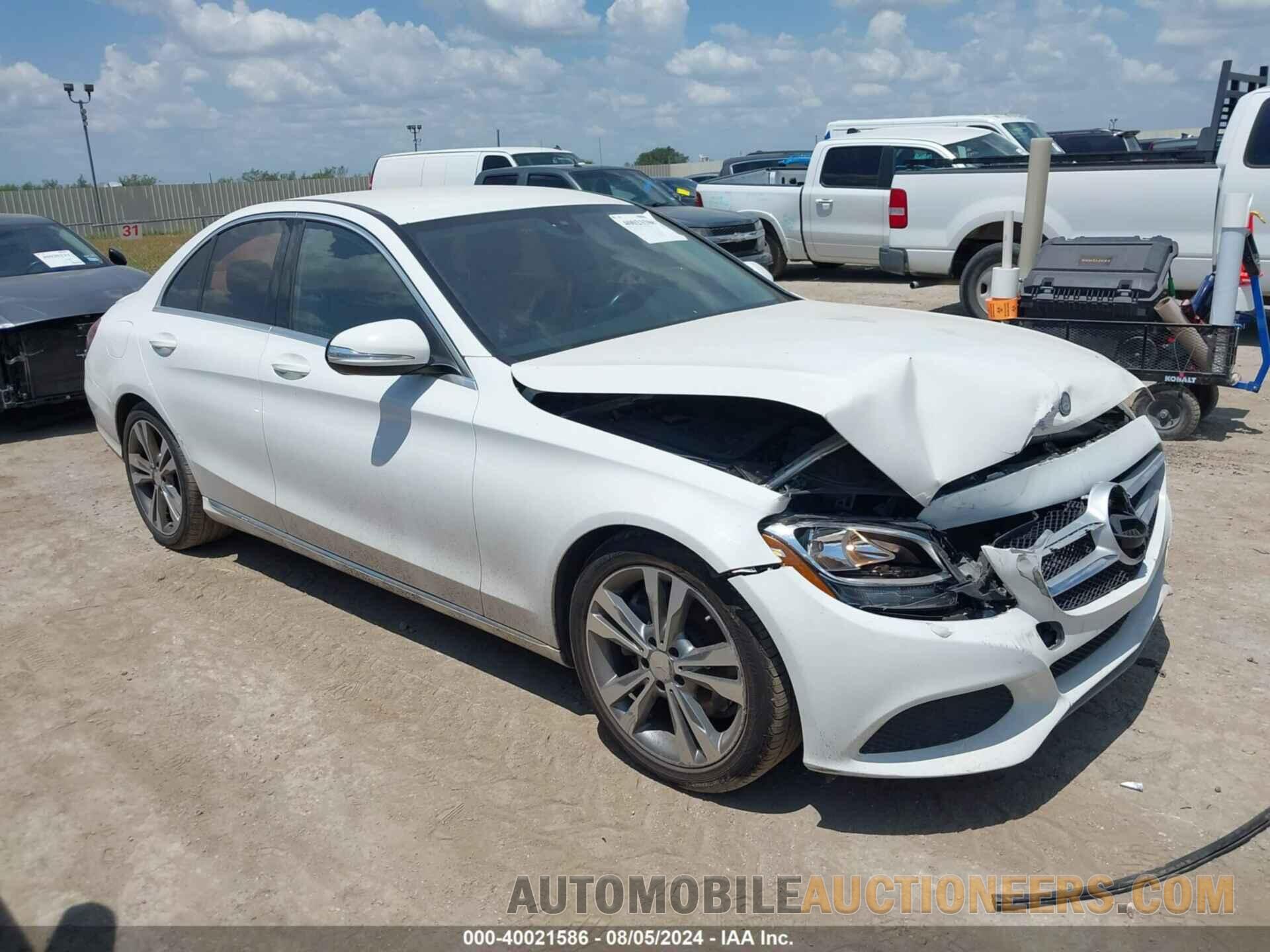 55SWF4JB1FU072608 MERCEDES-BENZ C 300 2015