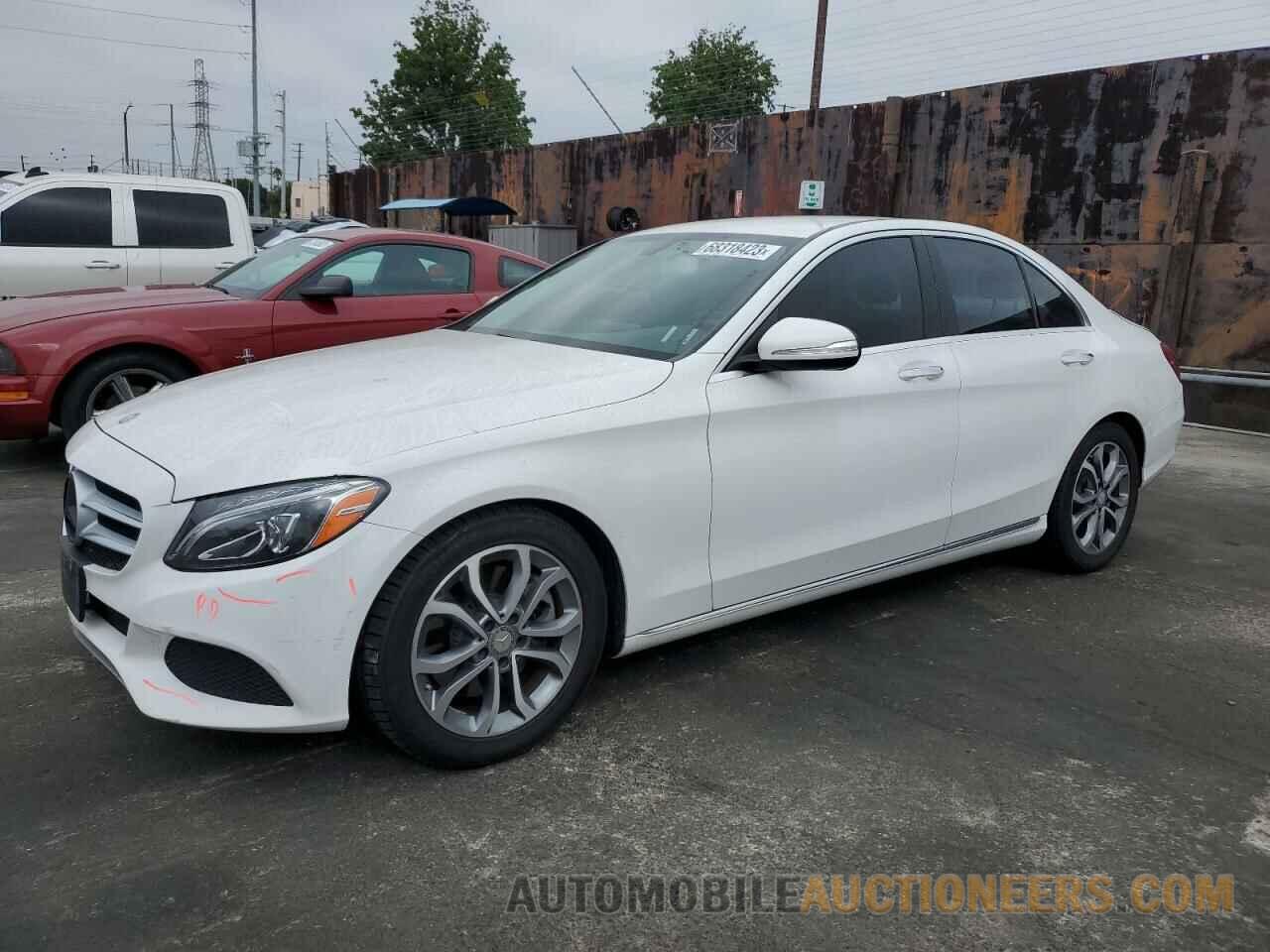 55SWF4JB1FU076884 MERCEDES-BENZ C-CLASS 2015