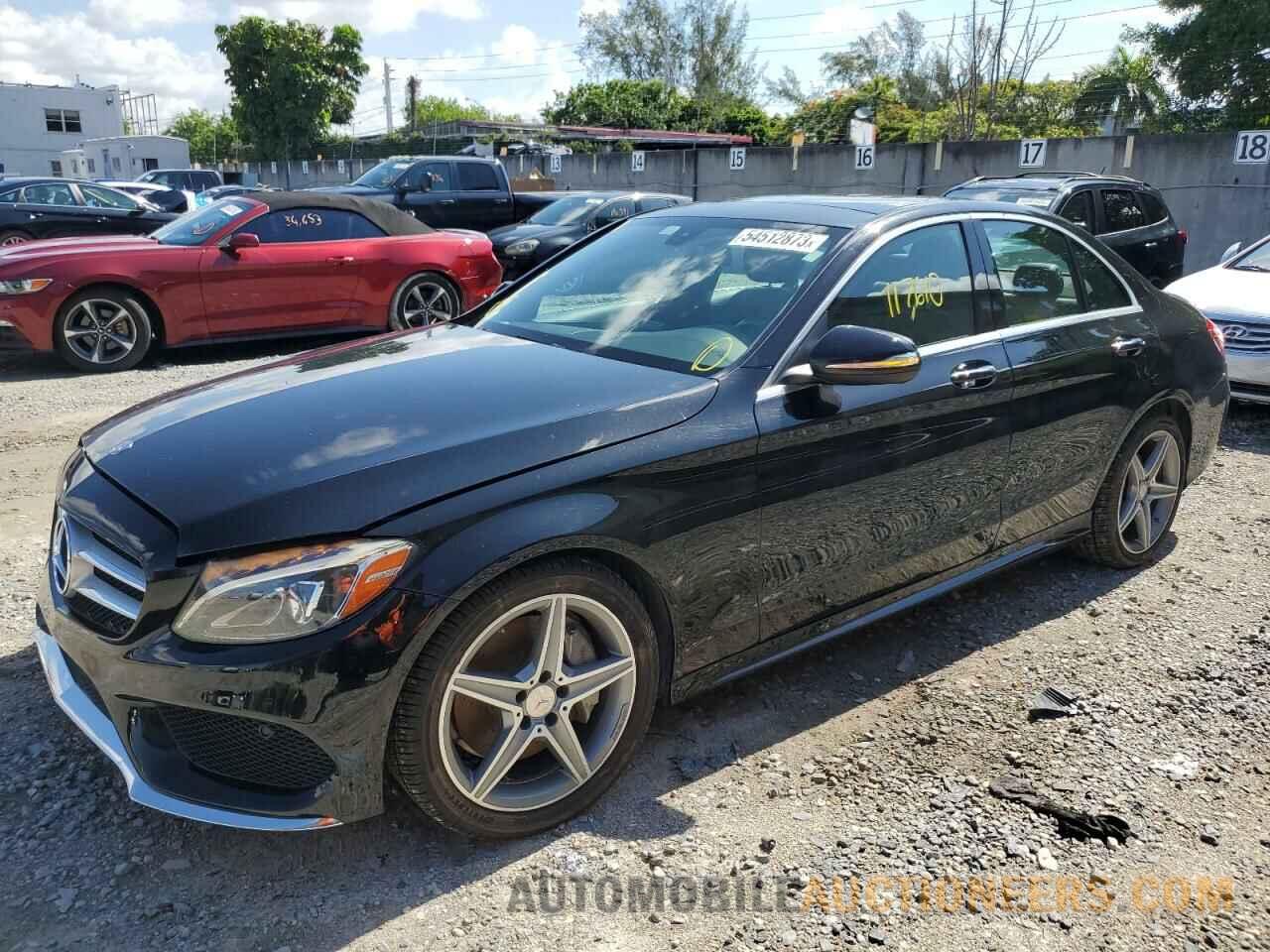 55SWF4JB1FU084791 MERCEDES-BENZ C-CLASS 2015