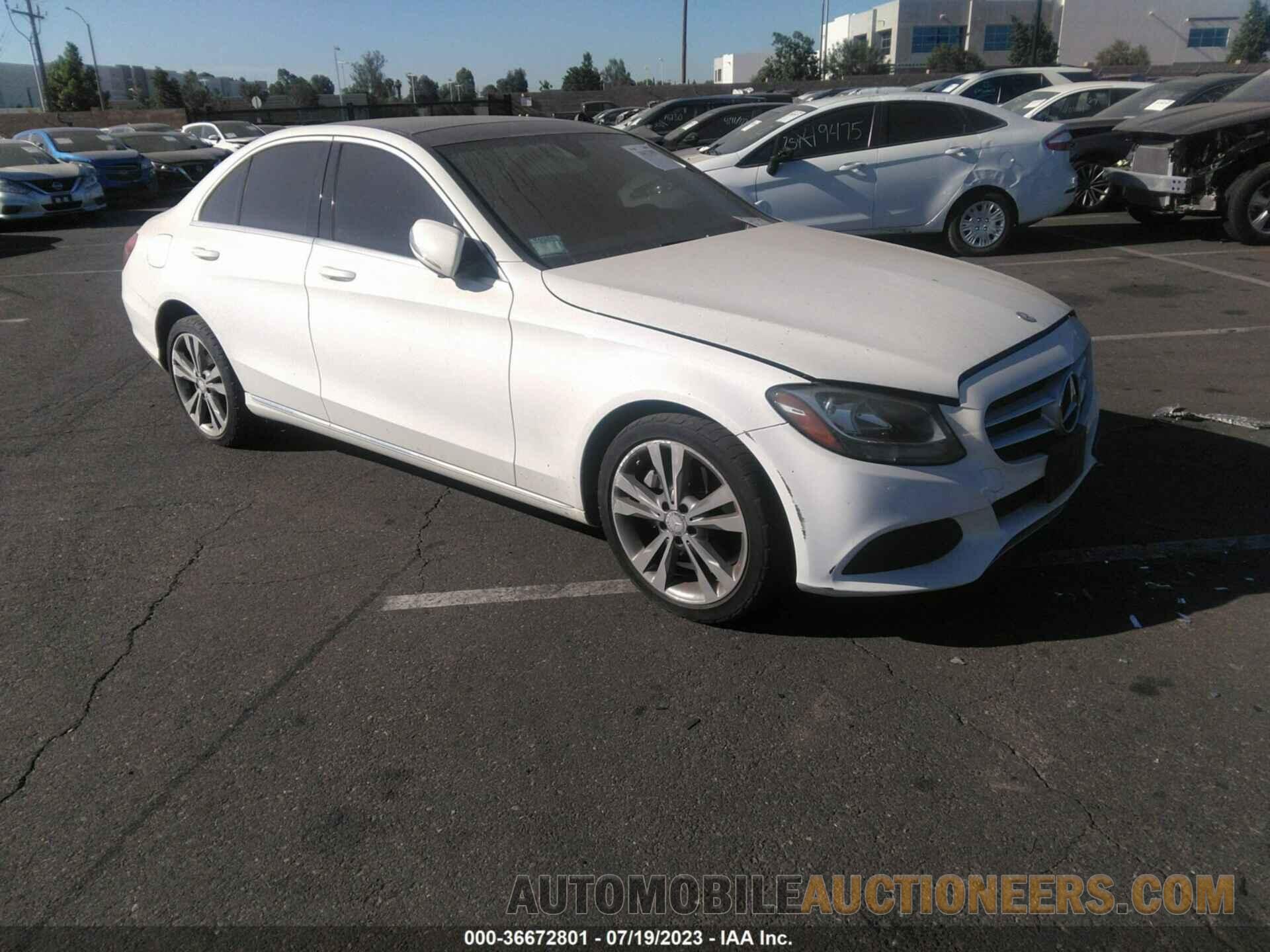 55SWF4JB1FU085973 MERCEDES-BENZ C-CLASS 2015