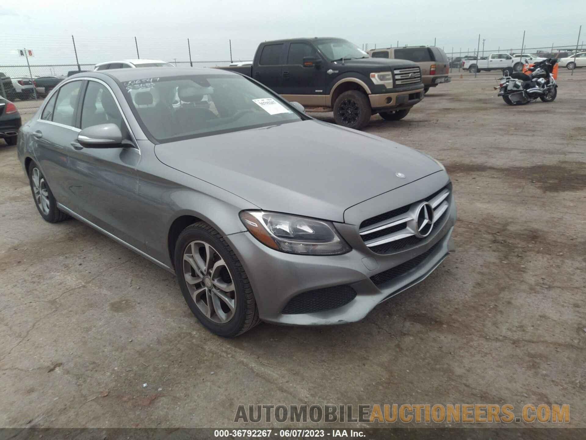 55SWF4JB1FU087836 MERCEDES-BENZ C-CLASS 2015