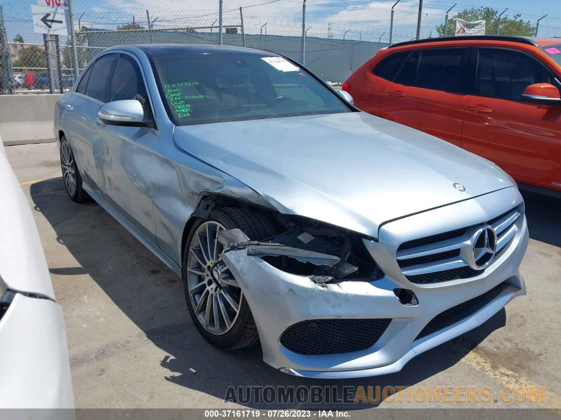 55SWF4JB1FU096567 MERCEDES-BENZ C-CLASS 2015