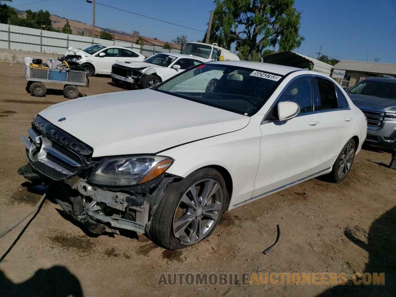 55SWF4JB1GU110131 MERCEDES-BENZ C-CLASS 2016