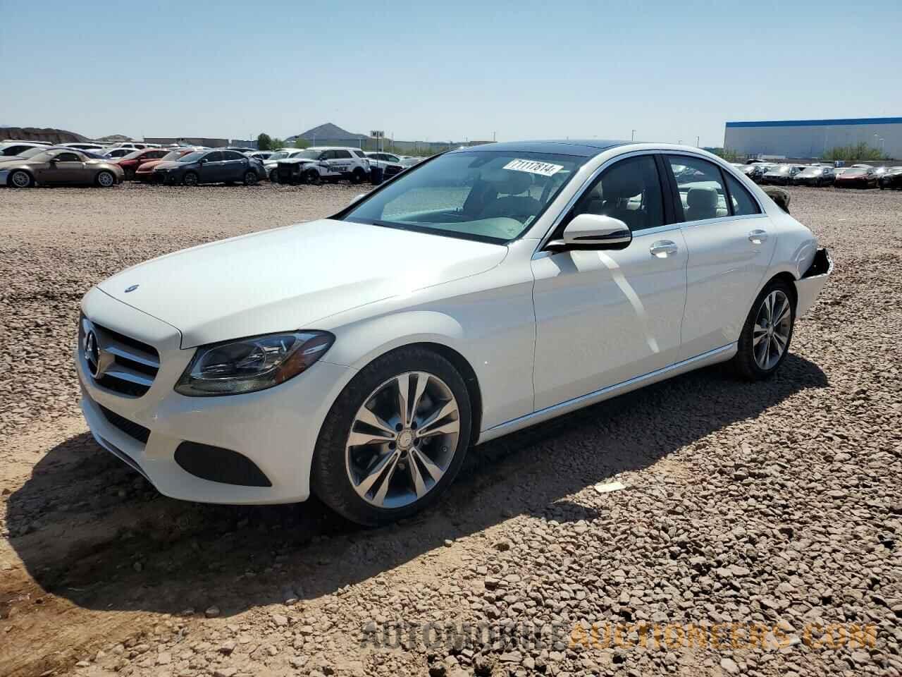 55SWF4JB1GU165243 MERCEDES-BENZ C-CLASS 2016