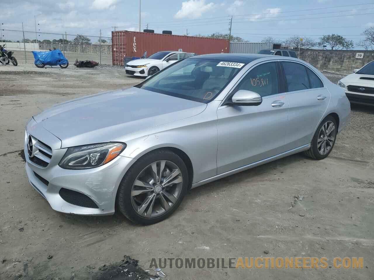 55SWF4JB1GU167087 MERCEDES-BENZ C-CLASS 2016