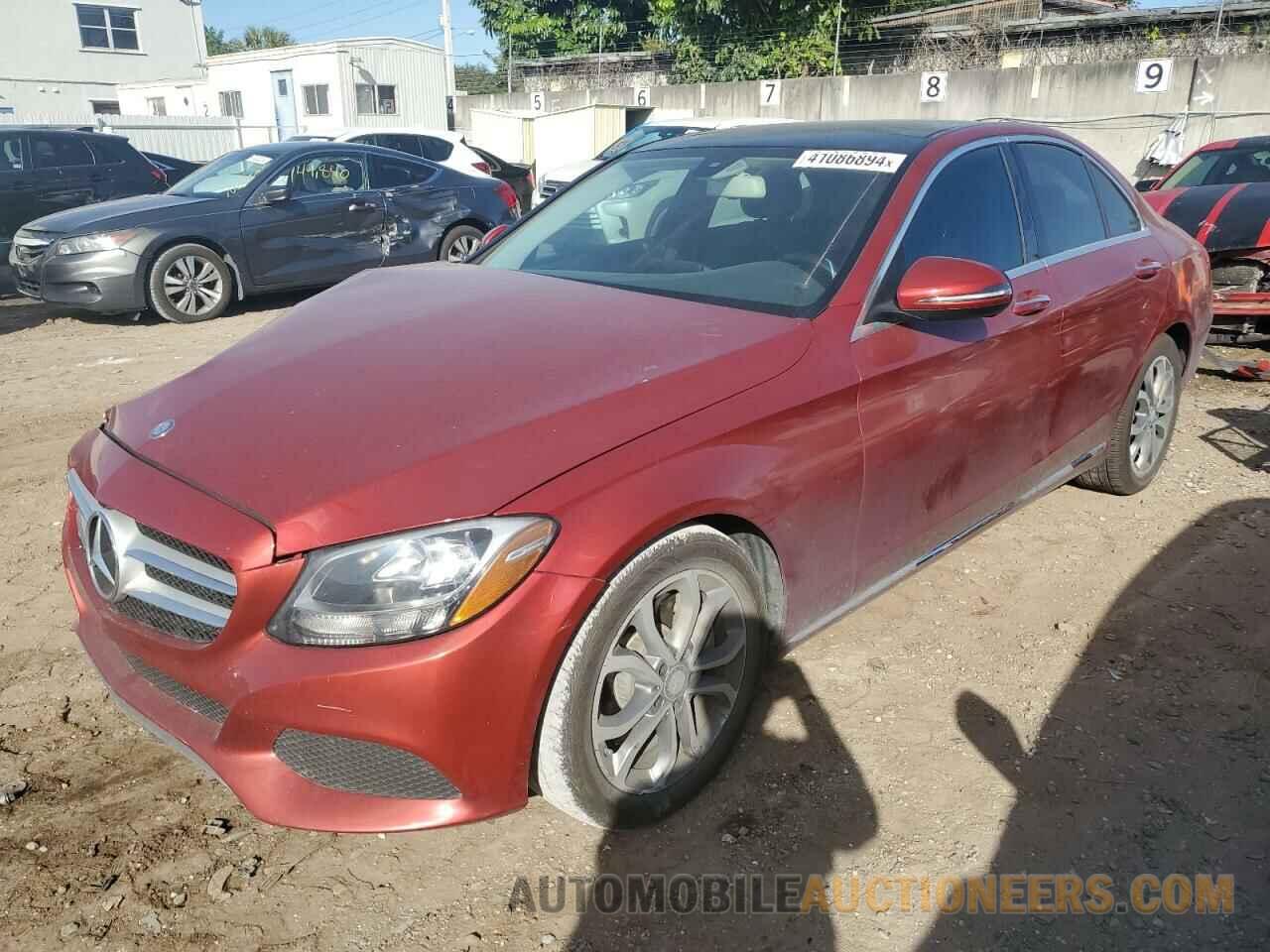 55SWF4JB1HU184845 MERCEDES-BENZ C-CLASS 2017