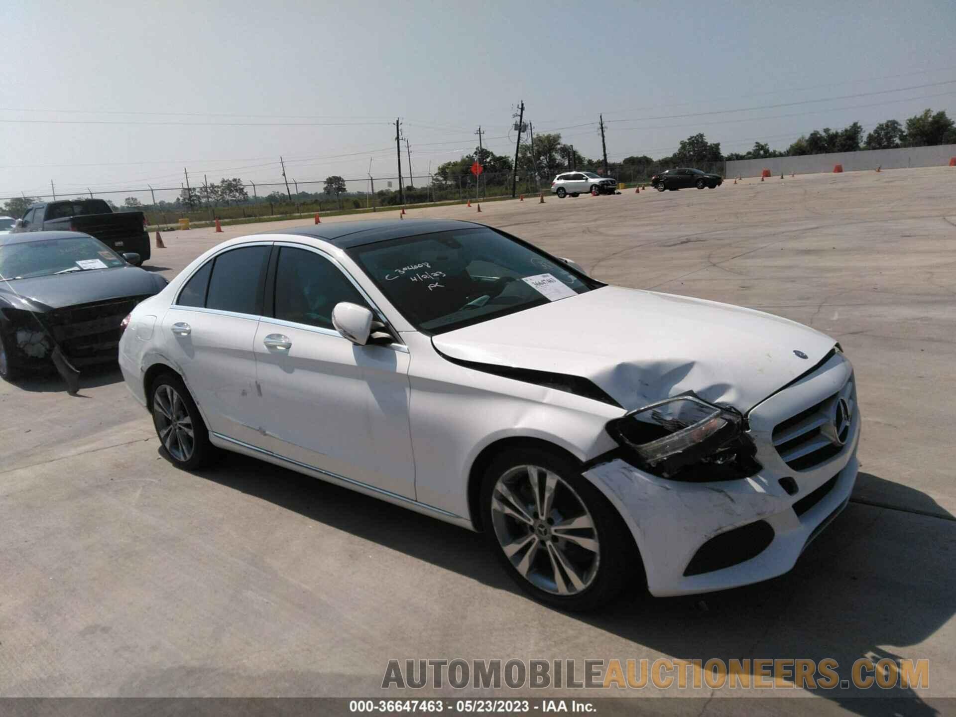 55SWF4JB1HU215835 MERCEDES-BENZ C-CLASS 2017