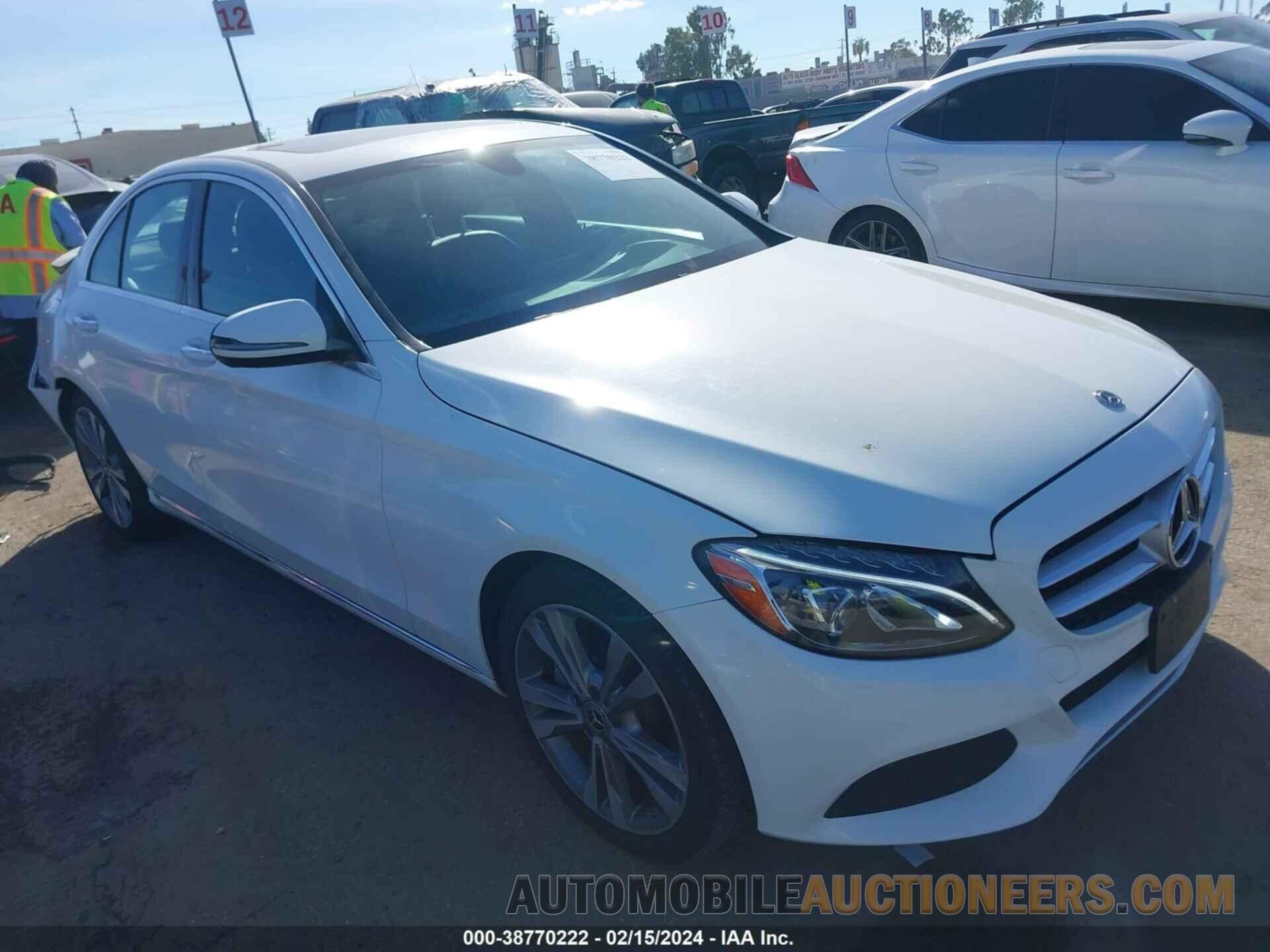 55SWF4JB1JU277533 MERCEDES-BENZ C 300 2018