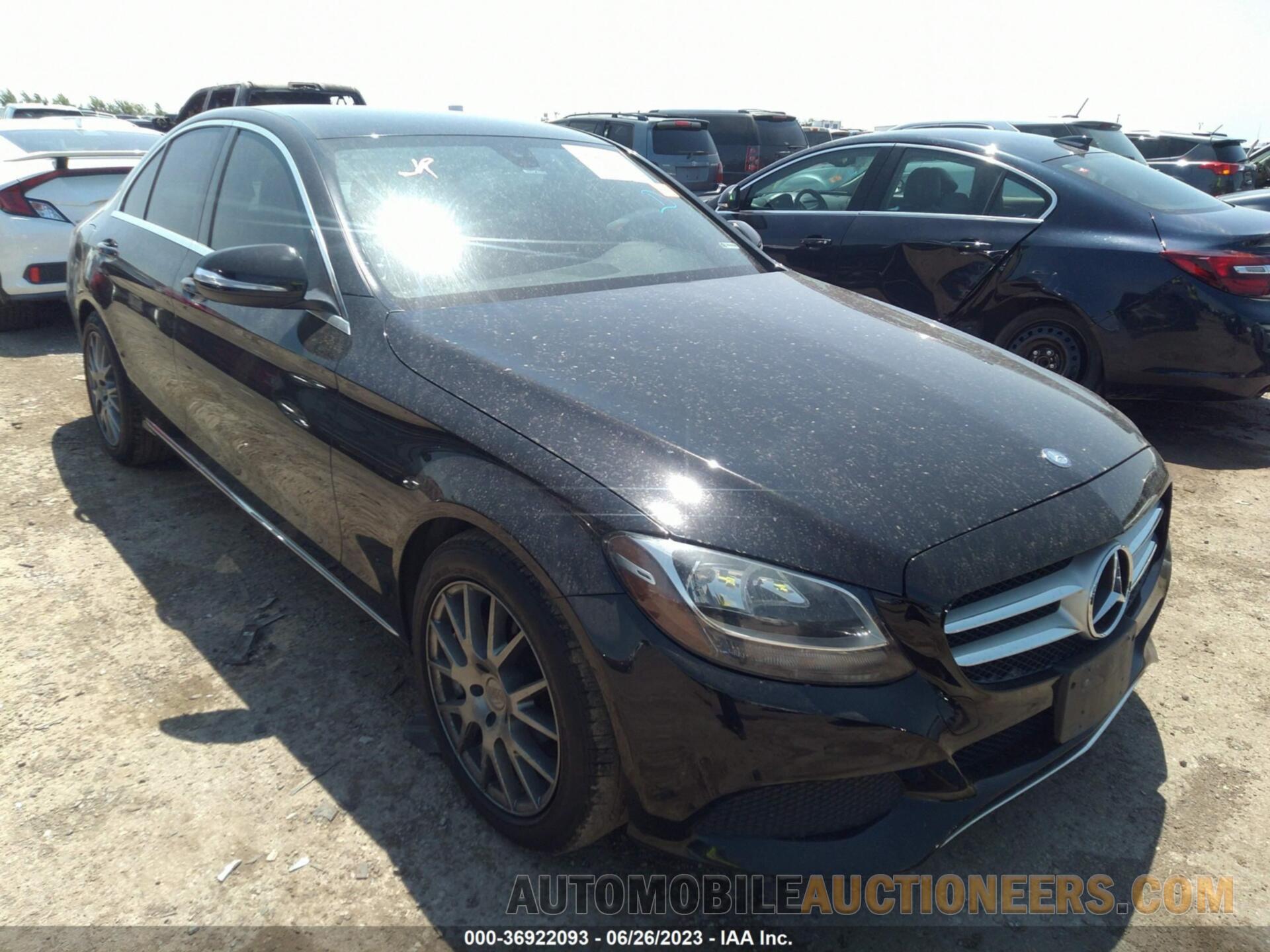 55SWF4JB2FU070737 MERCEDES-BENZ C-CLASS 2015