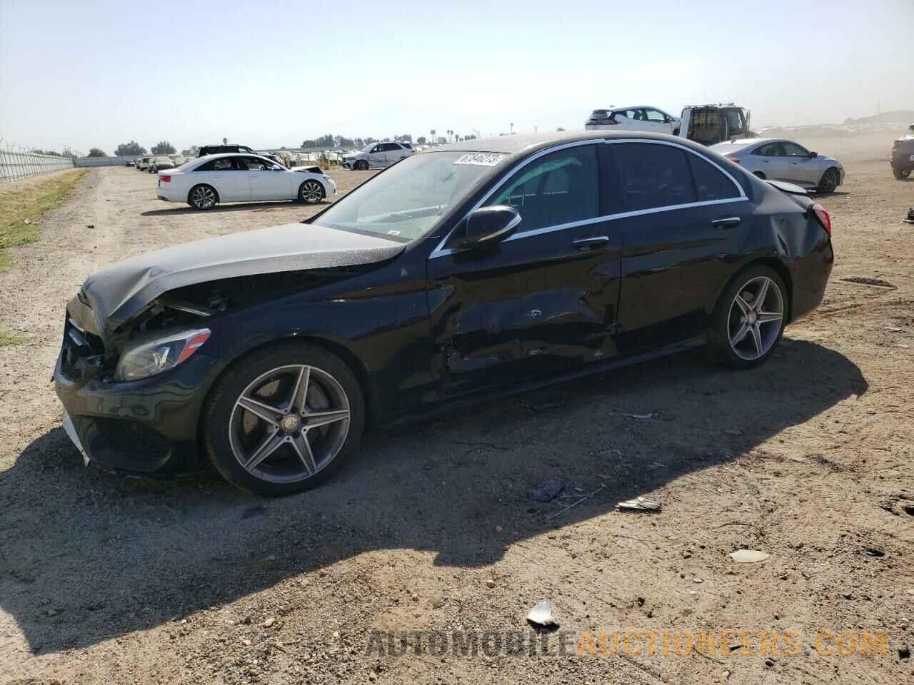 55SWF4JB2FU080376 MERCEDES-BENZ C-CLASS 2015