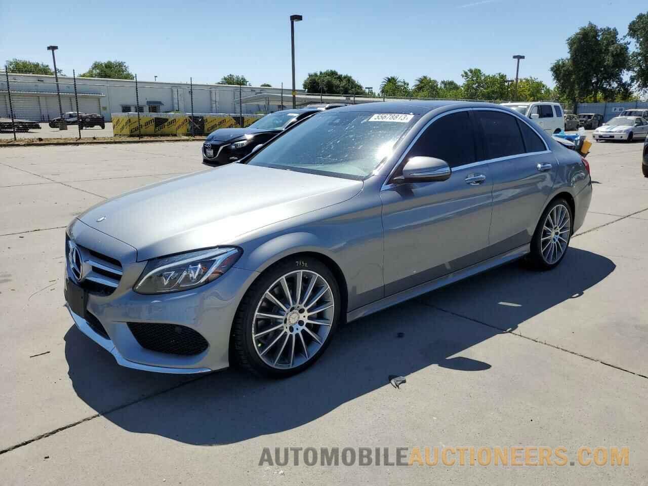 55SWF4JB2FU087411 MERCEDES-BENZ C-CLASS 2015