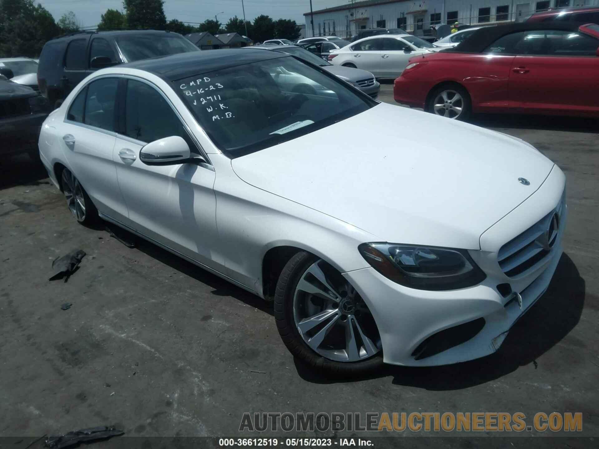 55SWF4JB2JU282711 MERCEDES-BENZ C-CLASS 2018