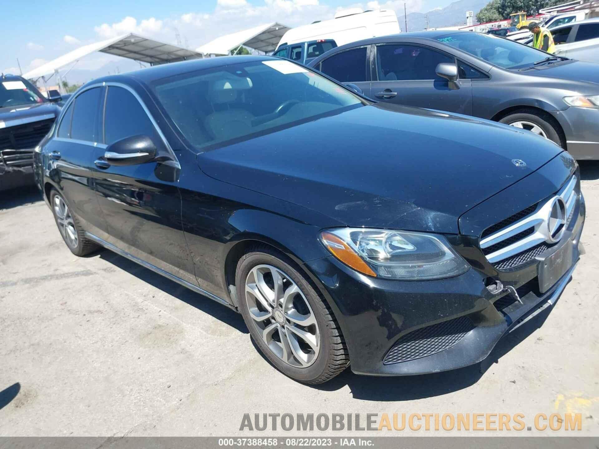 55SWF4JB3FU076207 MERCEDES-BENZ C-CLASS 2015